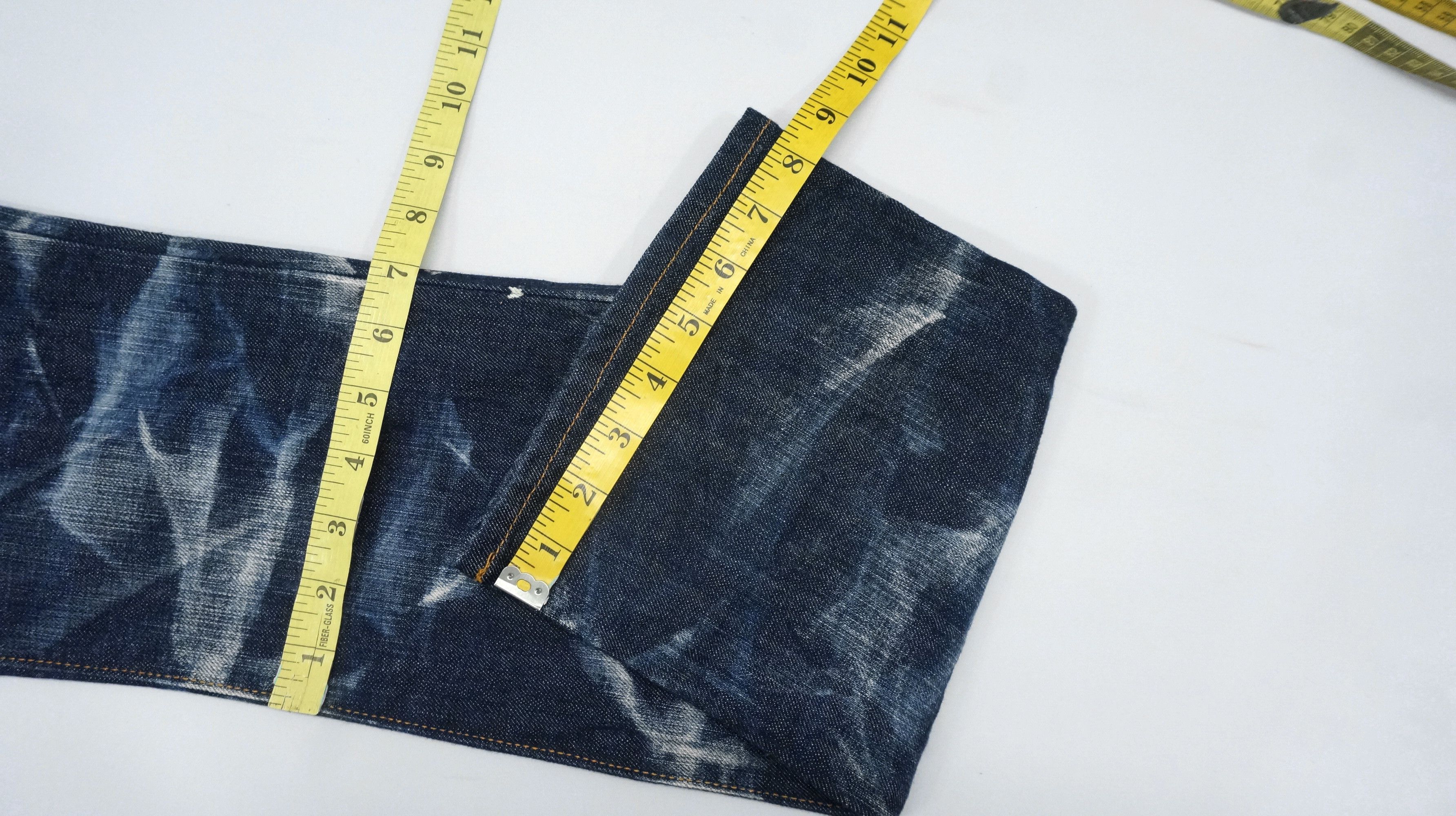 Japanese Brand 🔥🔥 UNIQLO Acid Wash Skinny Bootcut Jeans Size US 26 / EU 42 - 12 Thumbnail