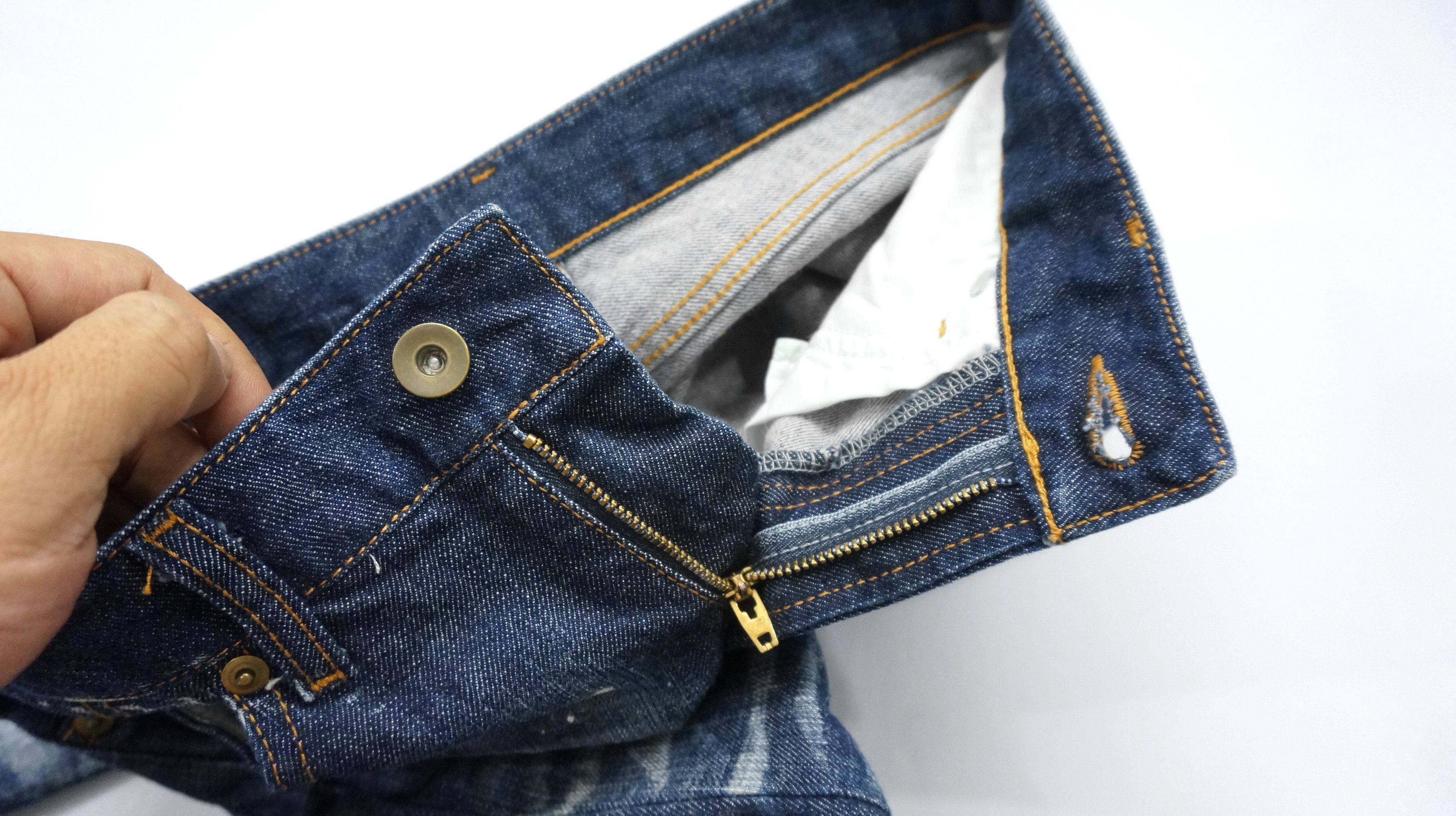 Japanese Brand 🔥🔥 UNIQLO Acid Wash Skinny Bootcut Jeans Size US 26 / EU 42 - 14 Thumbnail