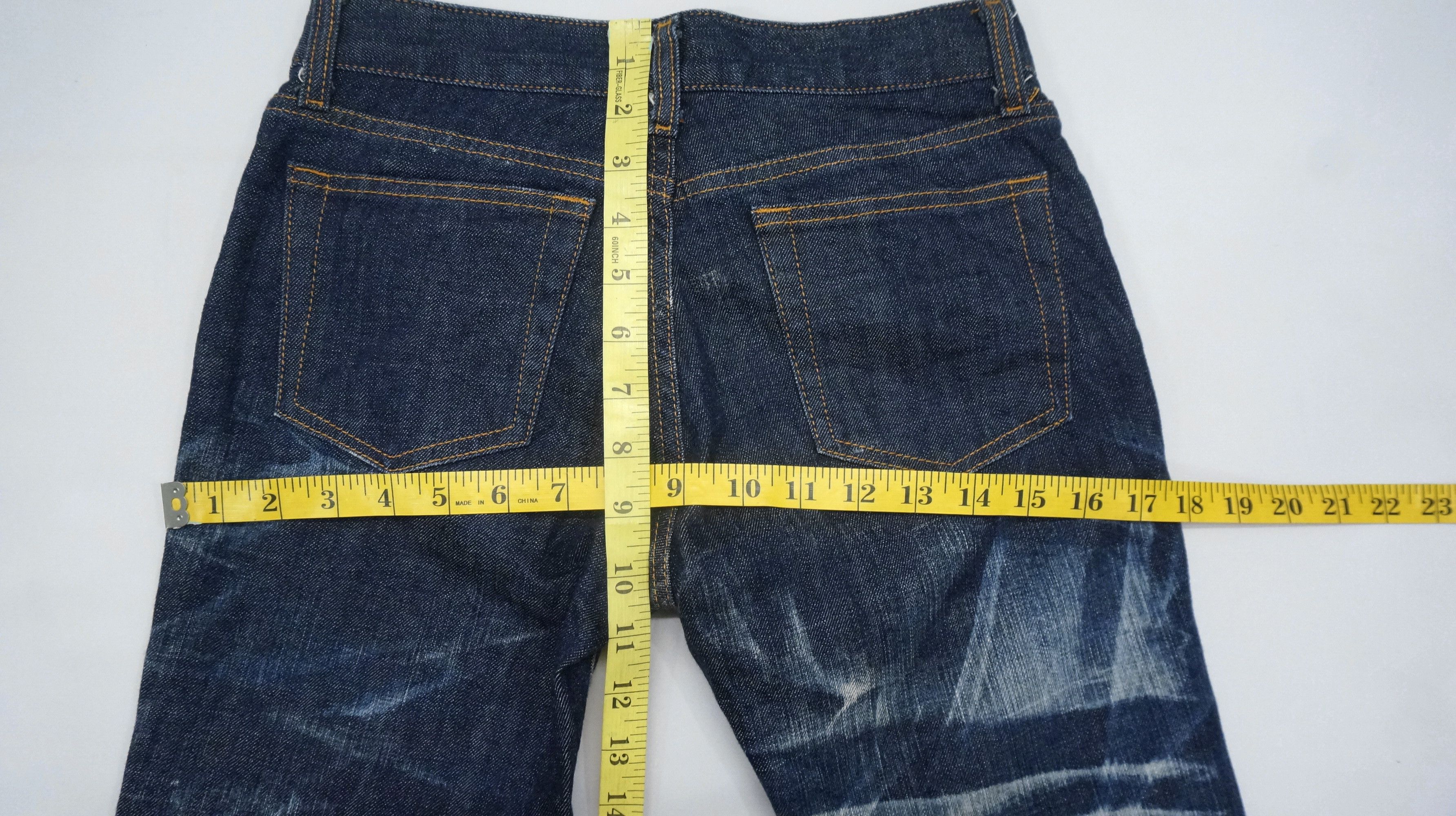 Japanese Brand 🔥🔥 UNIQLO Acid Wash Skinny Bootcut Jeans Size US 26 / EU 42 - 13 Thumbnail
