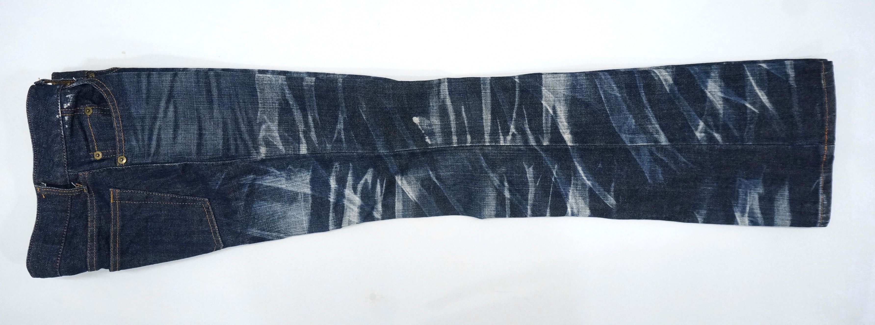 Japanese Brand 🔥🔥 UNIQLO Acid Wash Skinny Bootcut Jeans Size US 26 / EU 42 - 4 Thumbnail