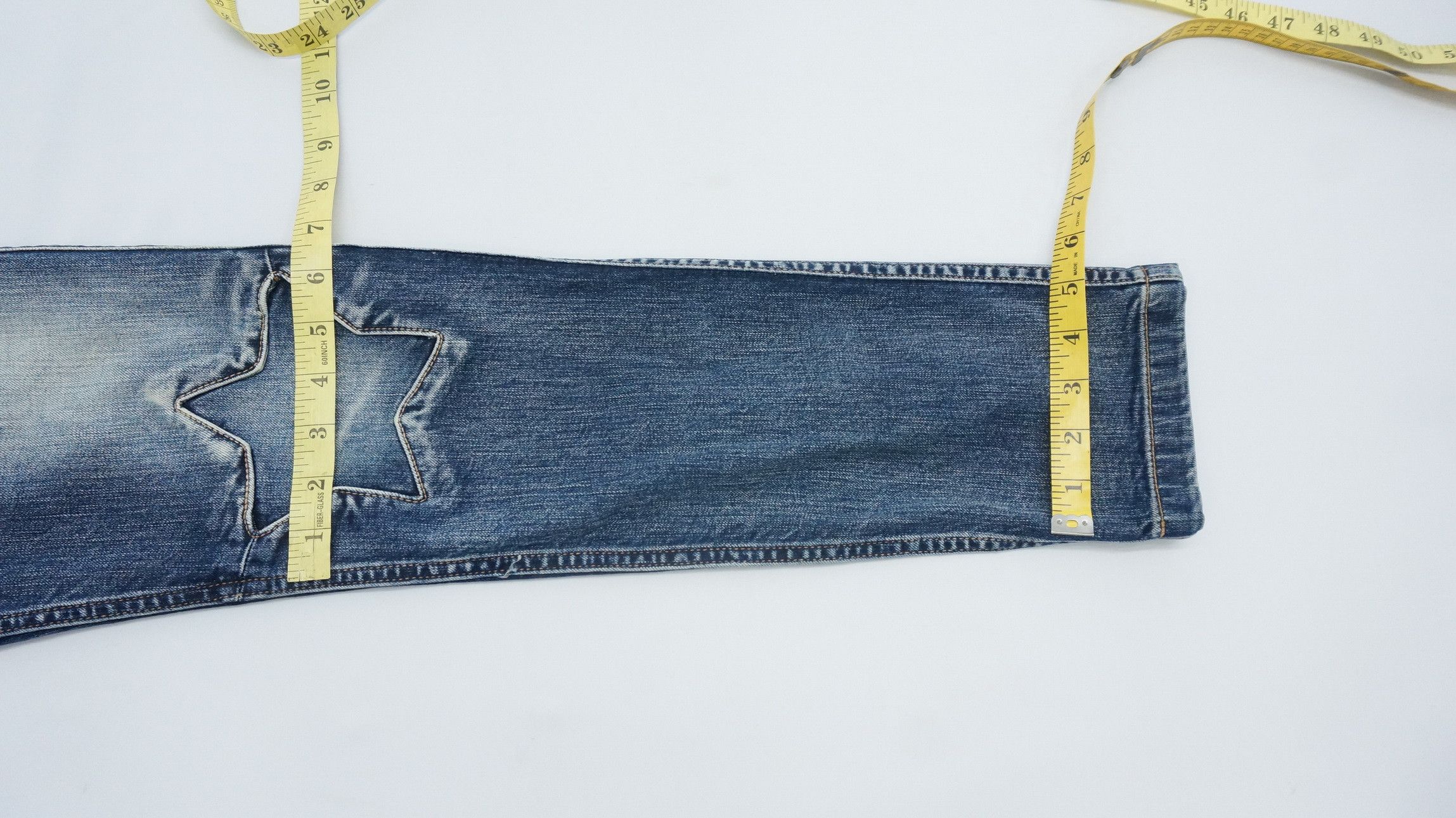 Japanese Brand Japan RNA Inc Star Knee Patchwork Skinny Women's Jeans Size US 28 / EU 44 - 16 Thumbnail