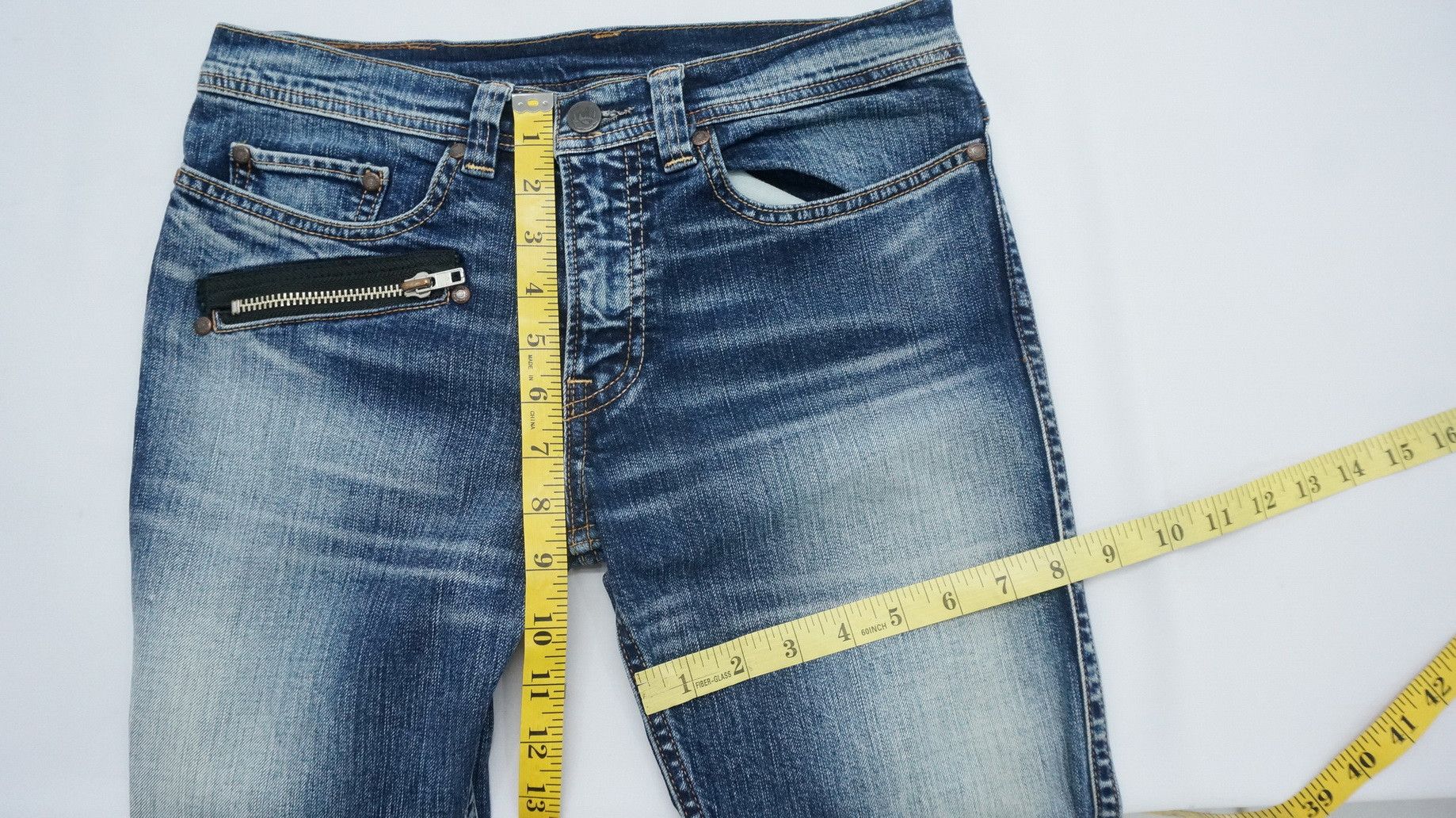 Japanese Brand Japan RNA Inc Star Knee Patchwork Skinny Women's Jeans Size US 28 / EU 44 - 14 Thumbnail