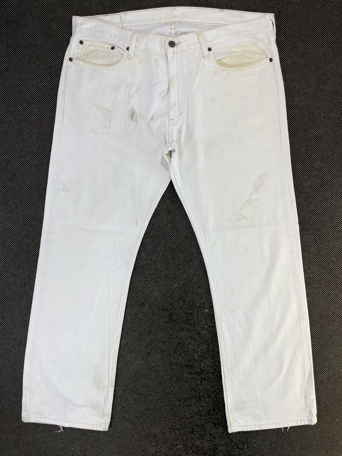 Vintage Levis 514 Jeans Cream/White Denim - J403