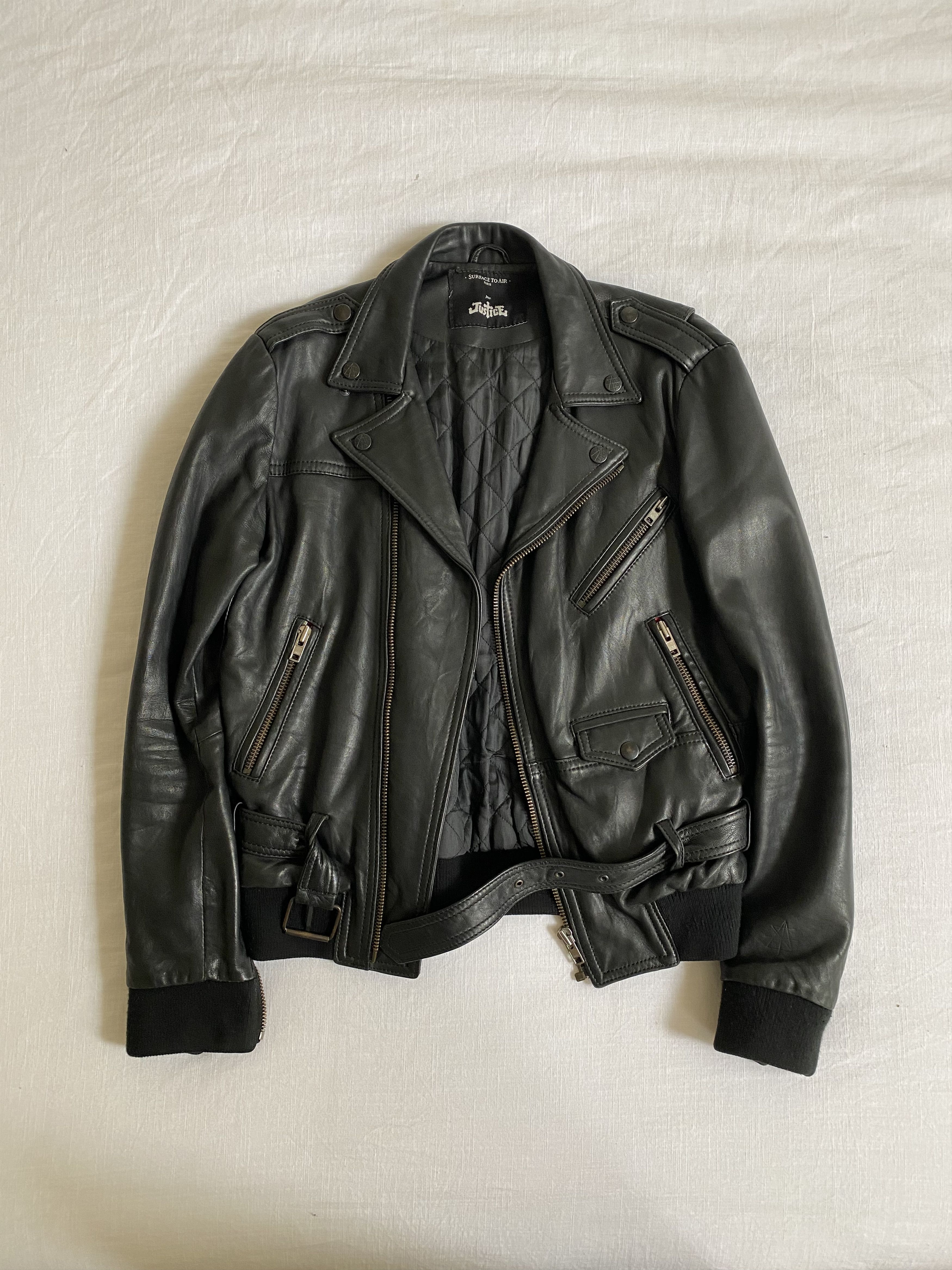 Surface To Air Surface To Air Justice Leather Jacket Sample The
