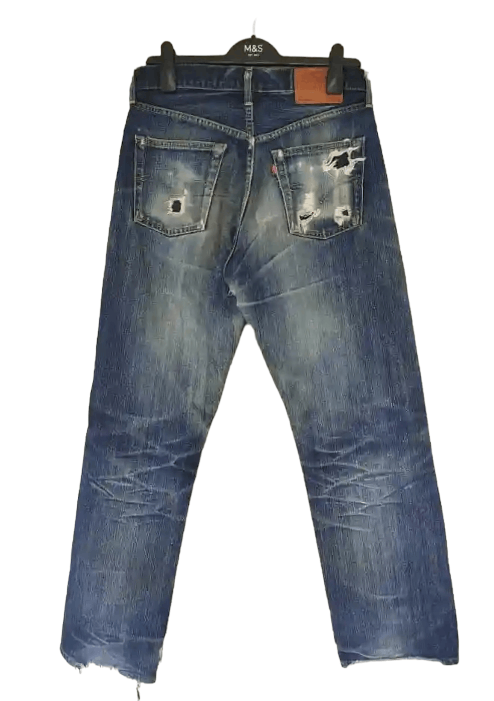 Levi's Vtg Big E Levi's 503B-XX worn Selvedge Jeans Size US 31 - 2 Thumbnail