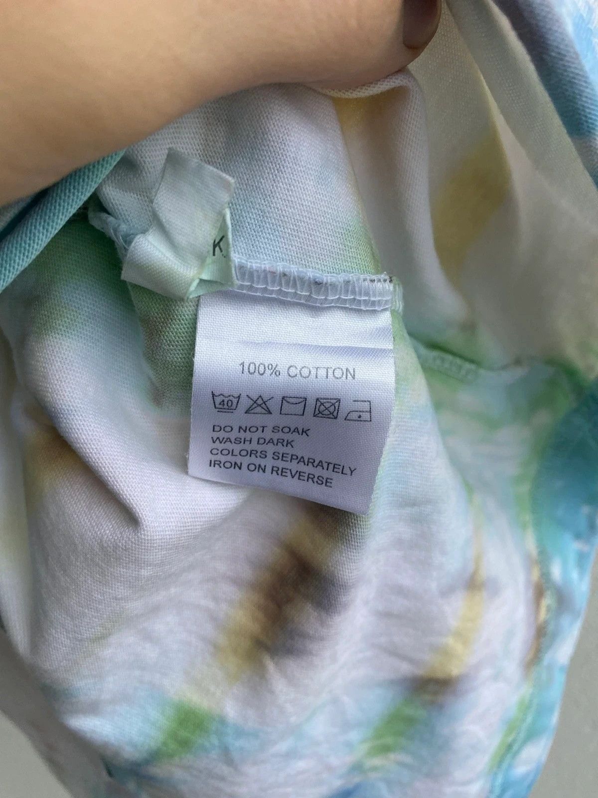 Yves Saint Laurent Tie Dye YSL T-shirt Size US L / EU 52-54 / 3 - 9 Thumbnail