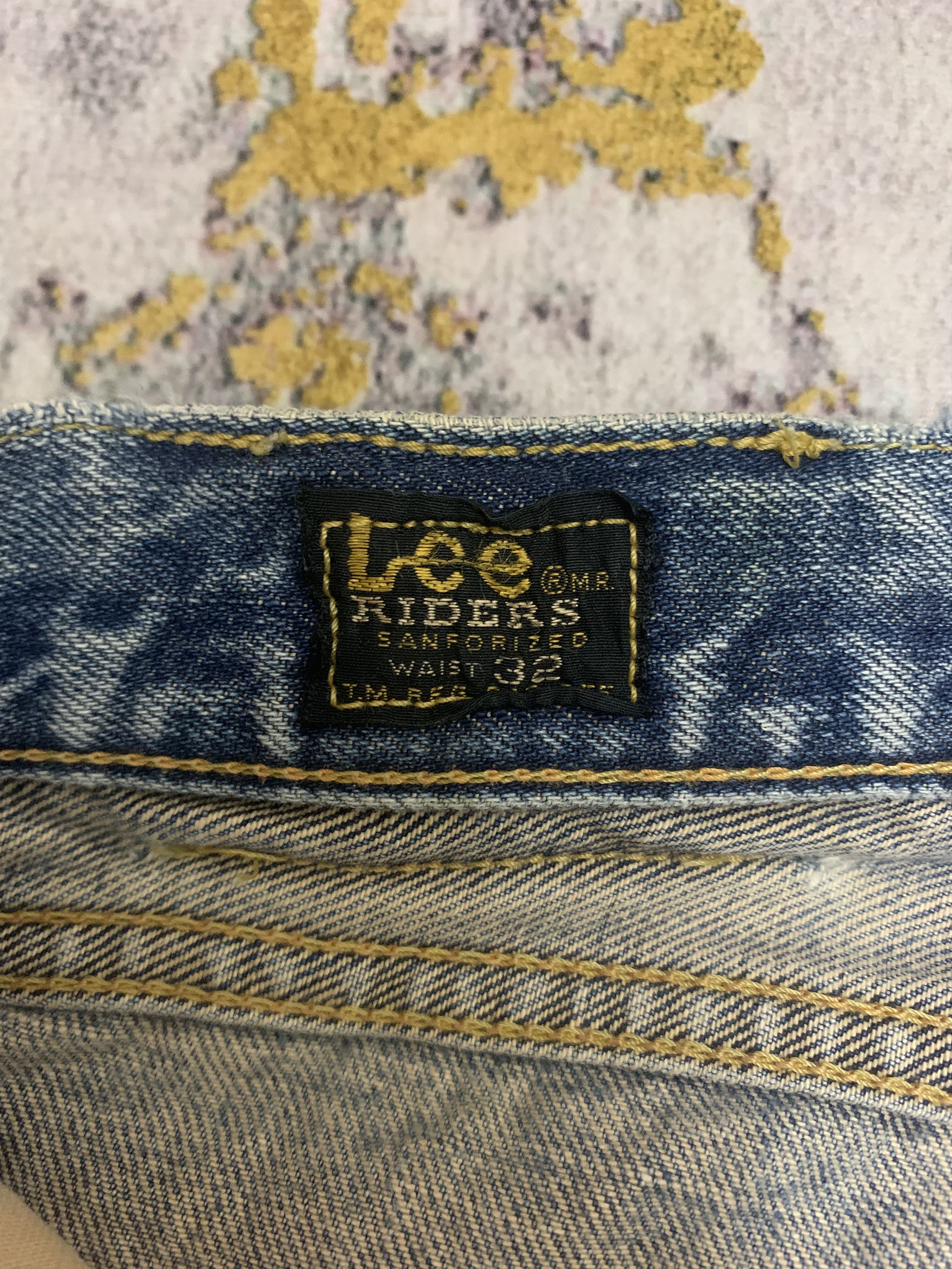 Lee Vintage Lee Riders Custom Denim 33x30 Faded Size US 33 - 4 Thumbnail