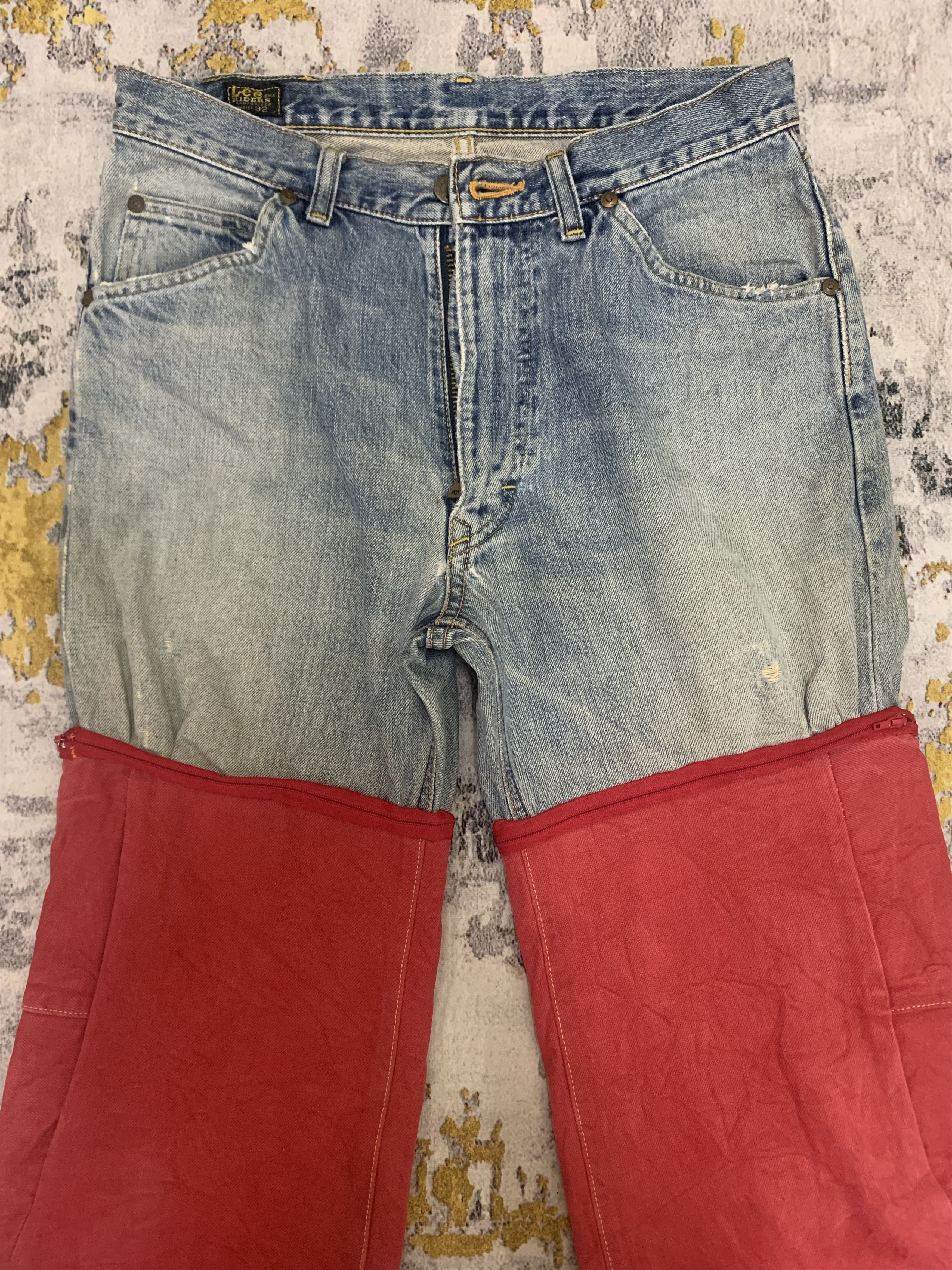 Lee Vintage Lee Riders Custom Denim 33x30 Faded Size US 33 - 2 Thumbnail