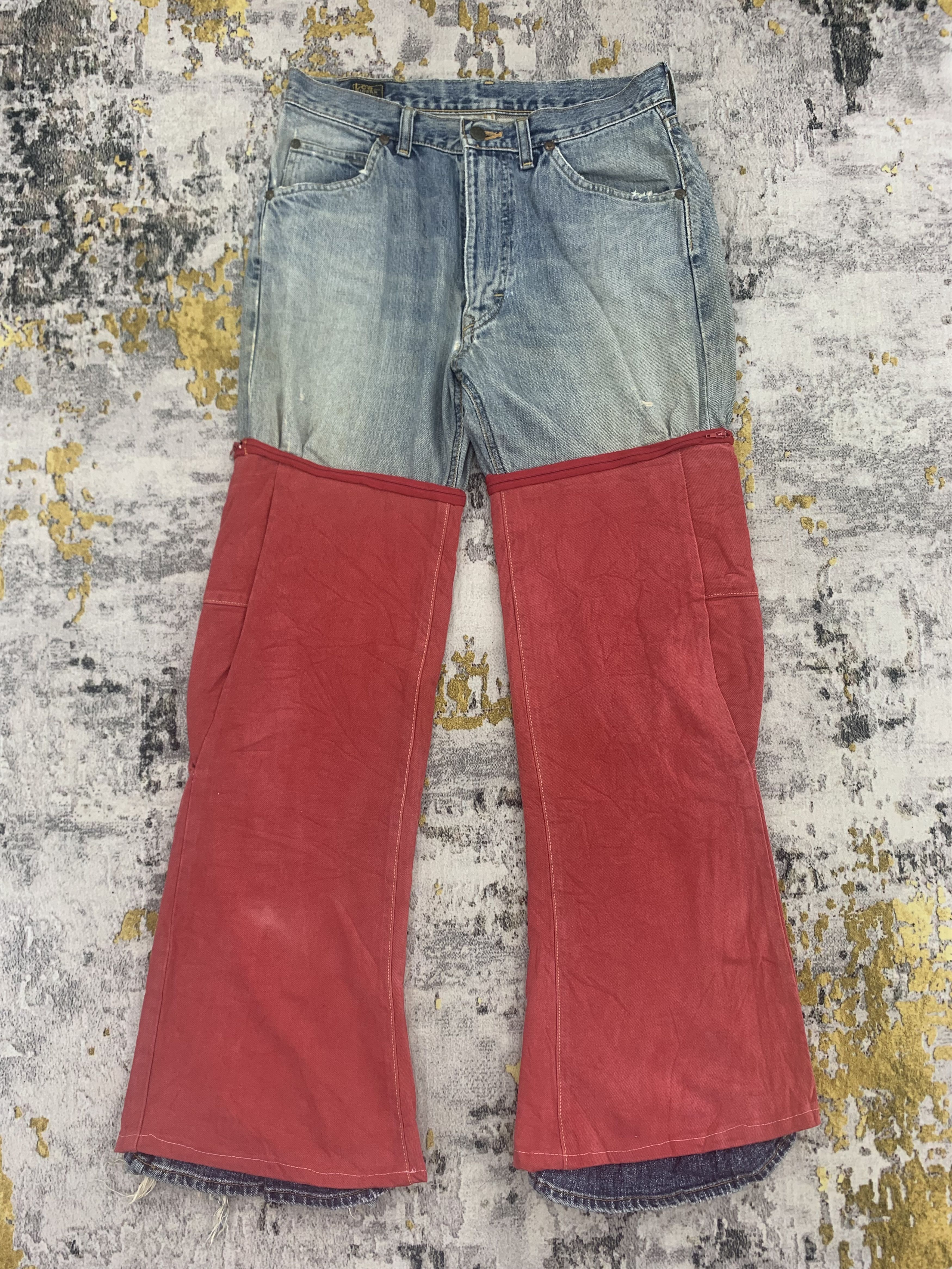 Lee Vintage Lee Riders Custom Denim 33x30 Faded Size US 33 - 1 Thumbnail