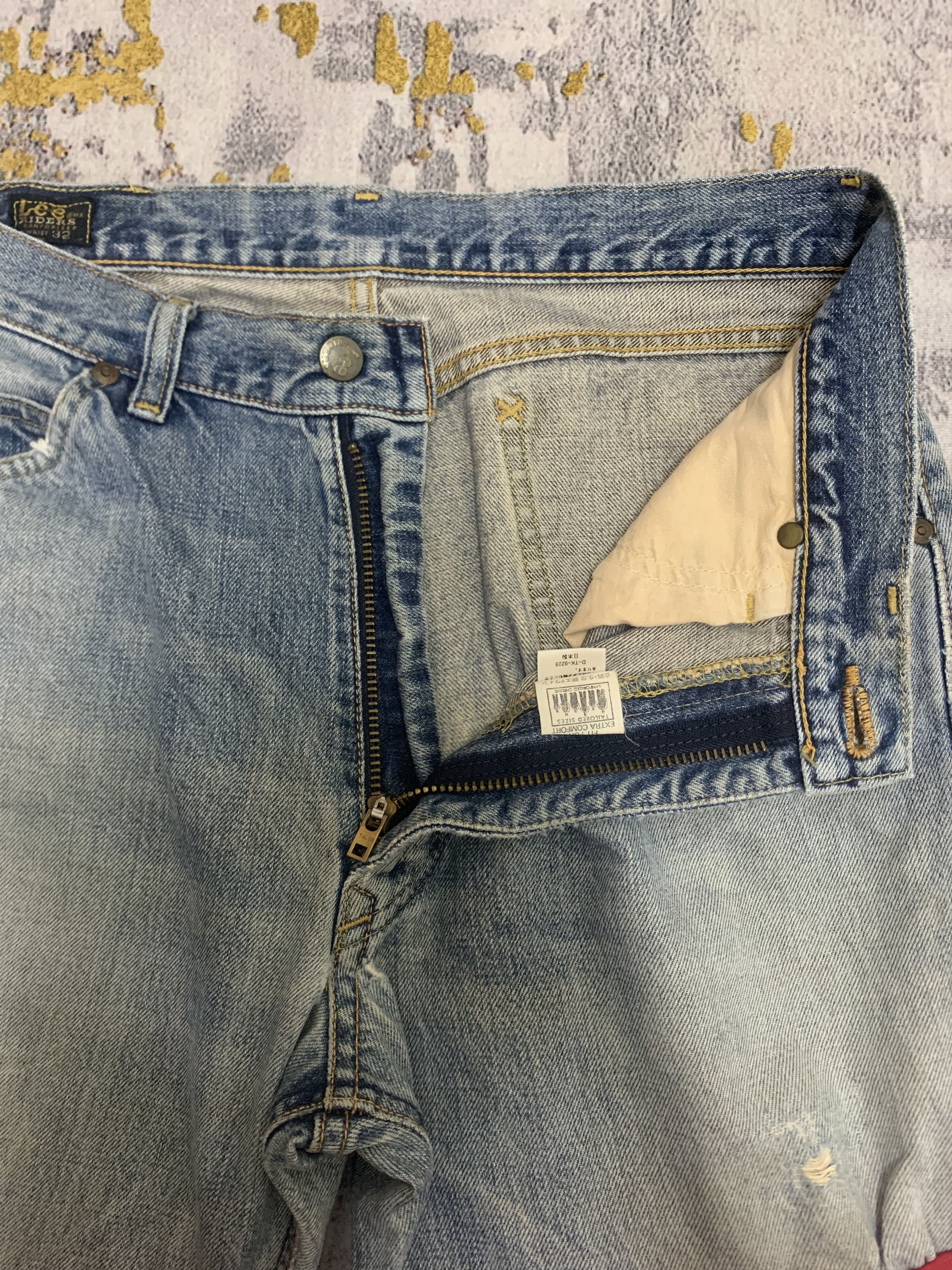 Lee Vintage Lee Riders Custom Denim 33x30 Faded Size US 33 - 3 Thumbnail