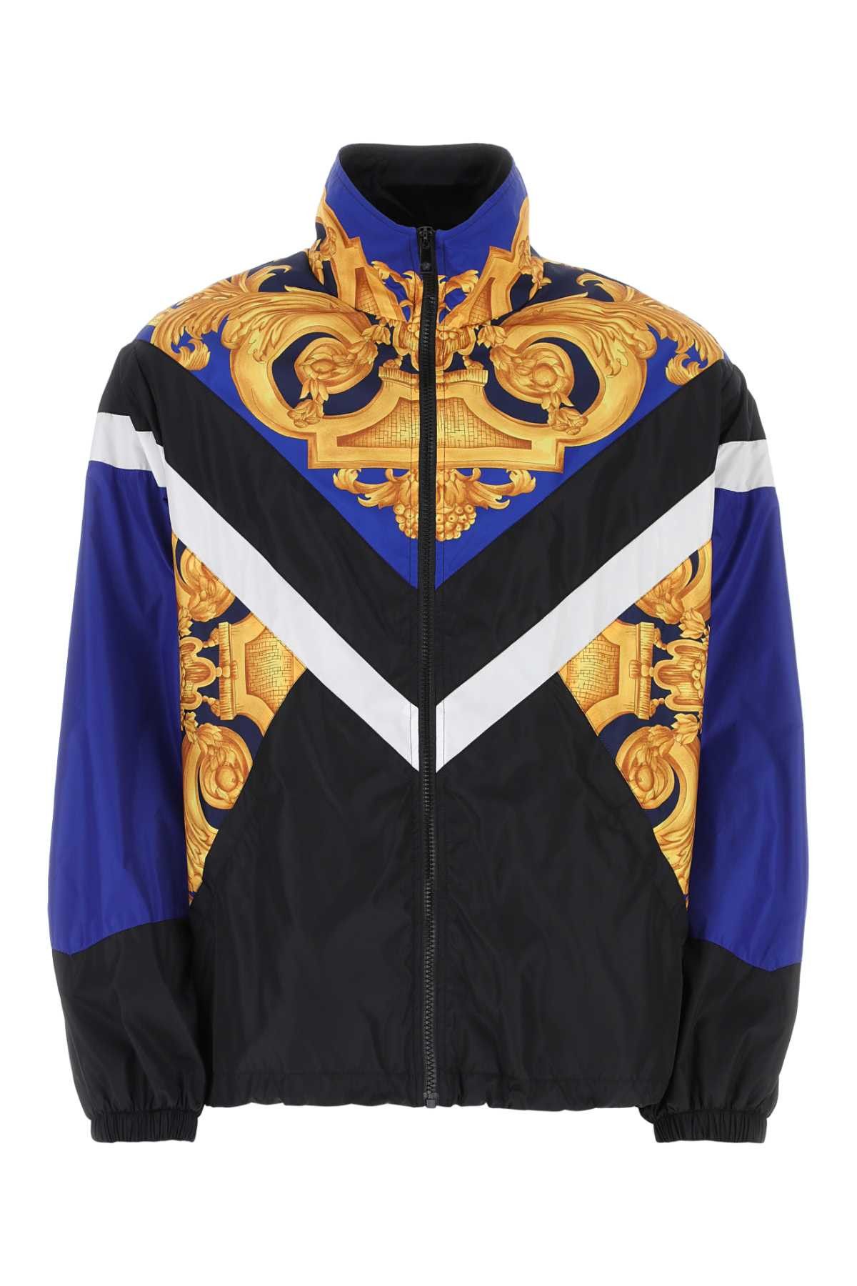 Versace Multicolor Nylon Windbreaker | Grailed