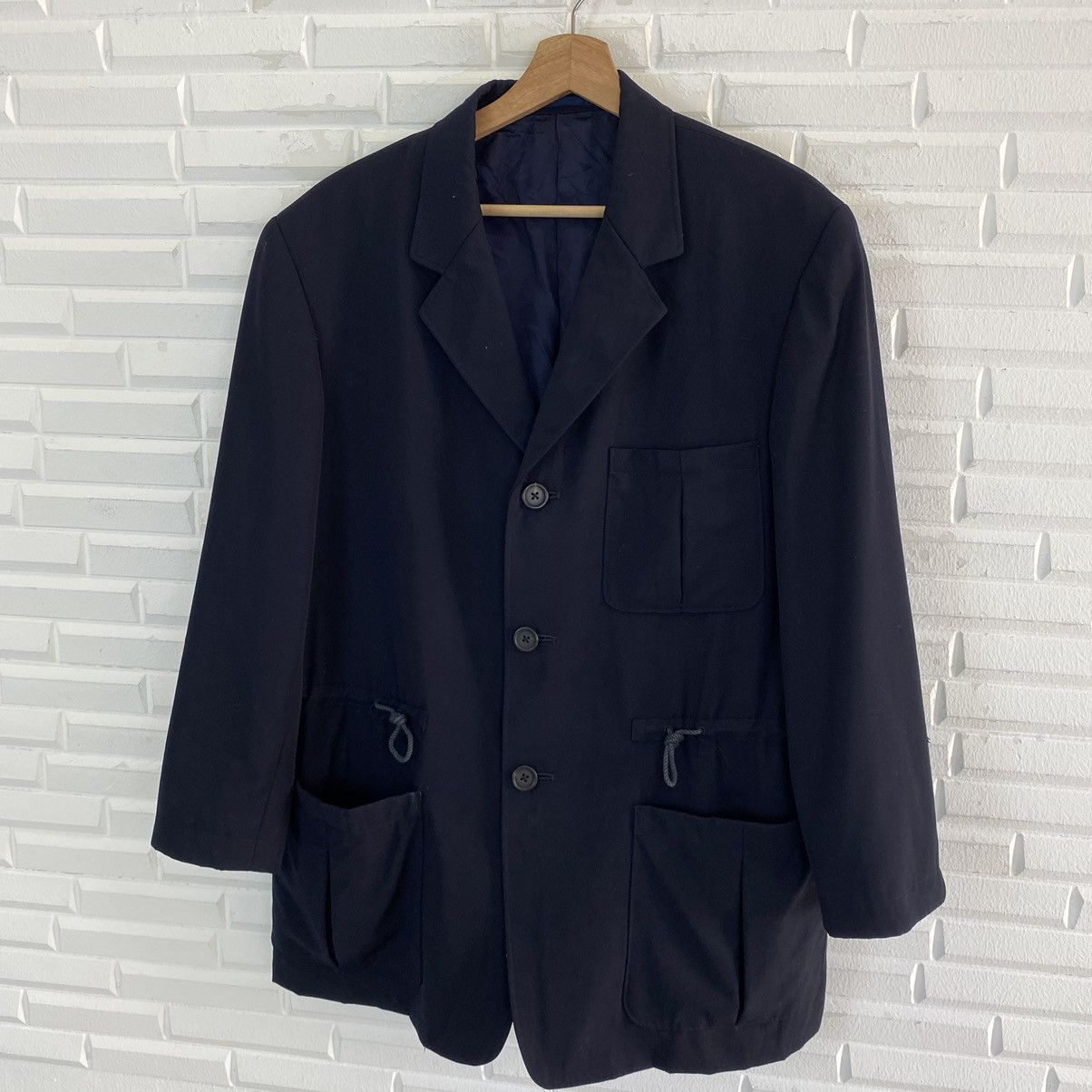 Yohji Yamamoto Ys For Men Yohji Yamamoto nice design jacket size M Size US M / EU 48-50 / 2 - 4 Thumbnail