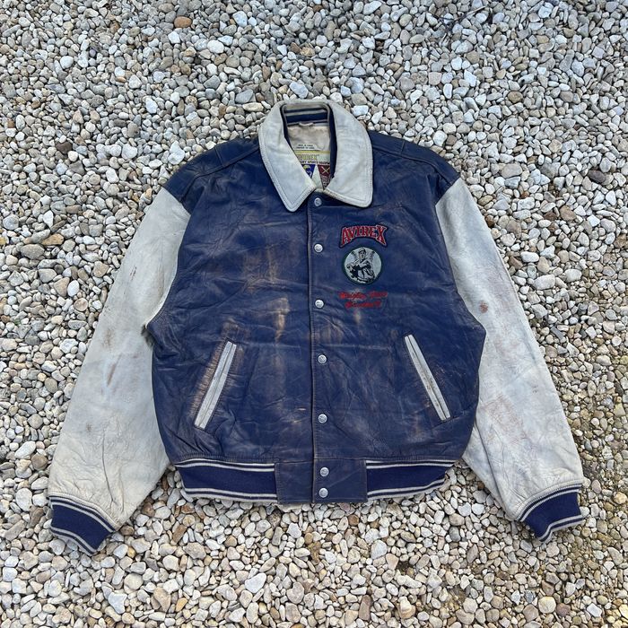 Avirex Men's Baseball Varsity Jacket