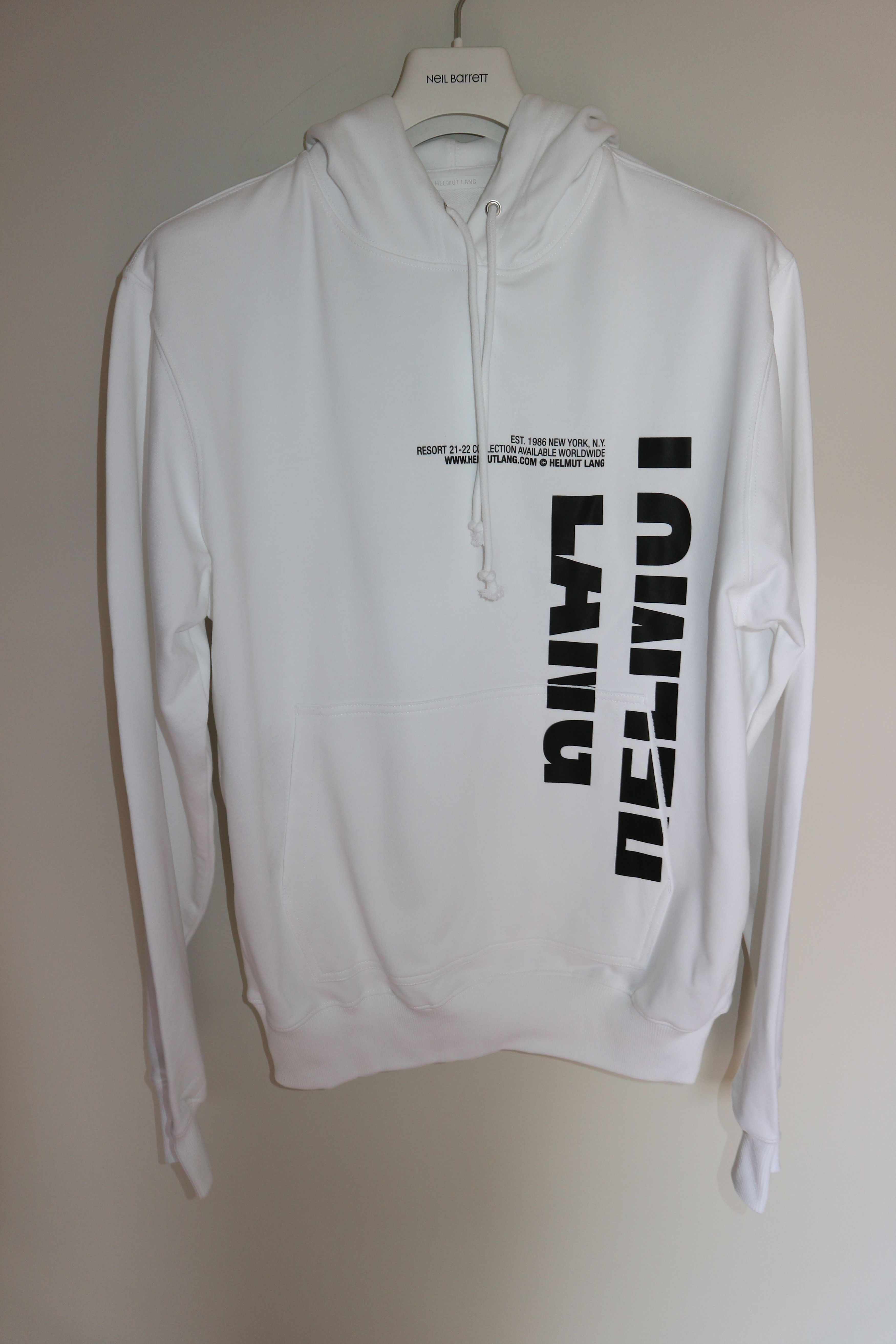 Helmut Lang Logo print hoodie Size US M / EU 48-50 / 2 - 1 Thumbnail