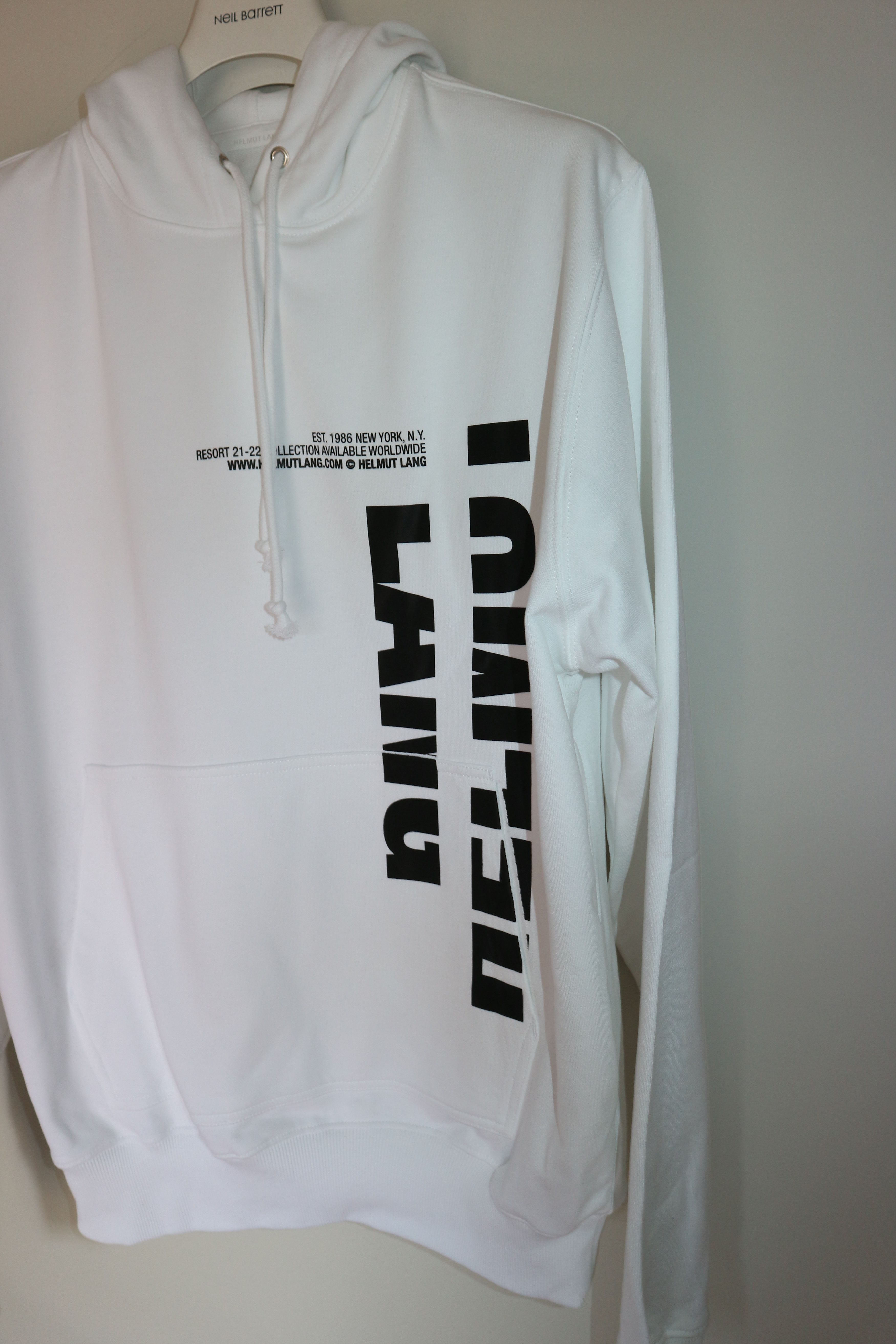Helmut Lang Logo print hoodie Size US M / EU 48-50 / 2 - 2 Thumbnail