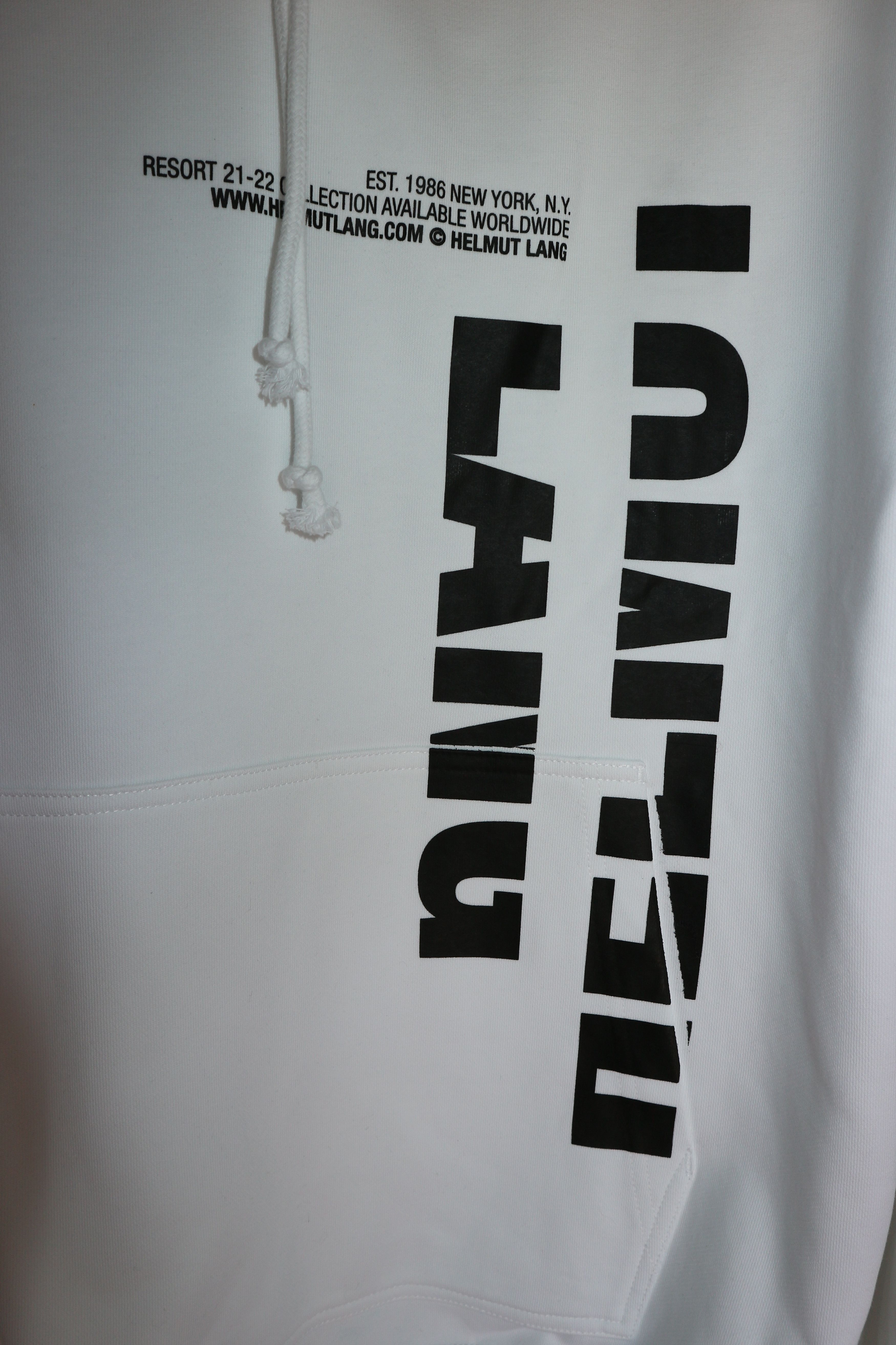 Helmut Lang Logo print hoodie Size US M / EU 48-50 / 2 - 4 Thumbnail