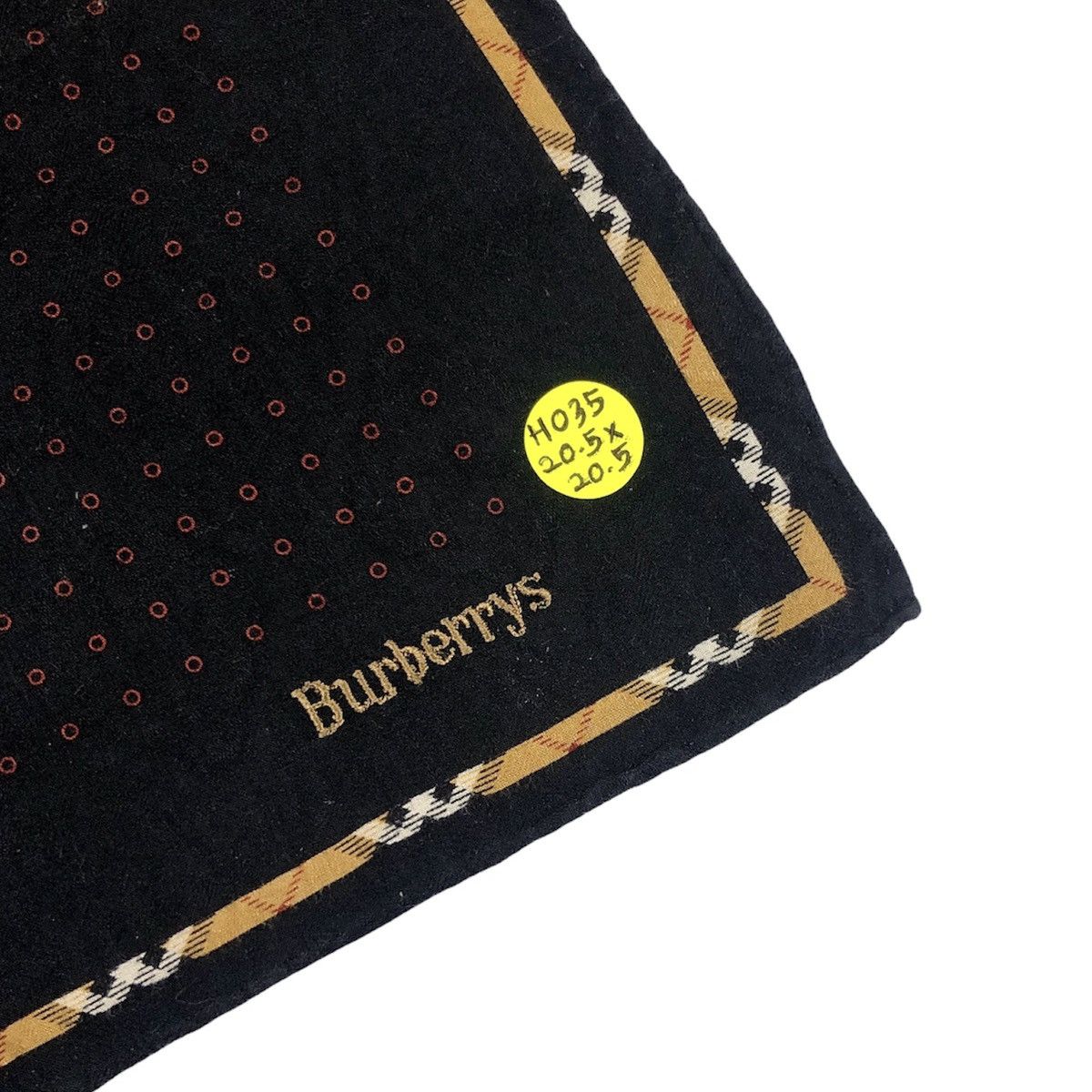 Burberry Burberrys Polkadot Novacheck Handkerchief Pocketsquare Size ONE SIZE - 4 Thumbnail