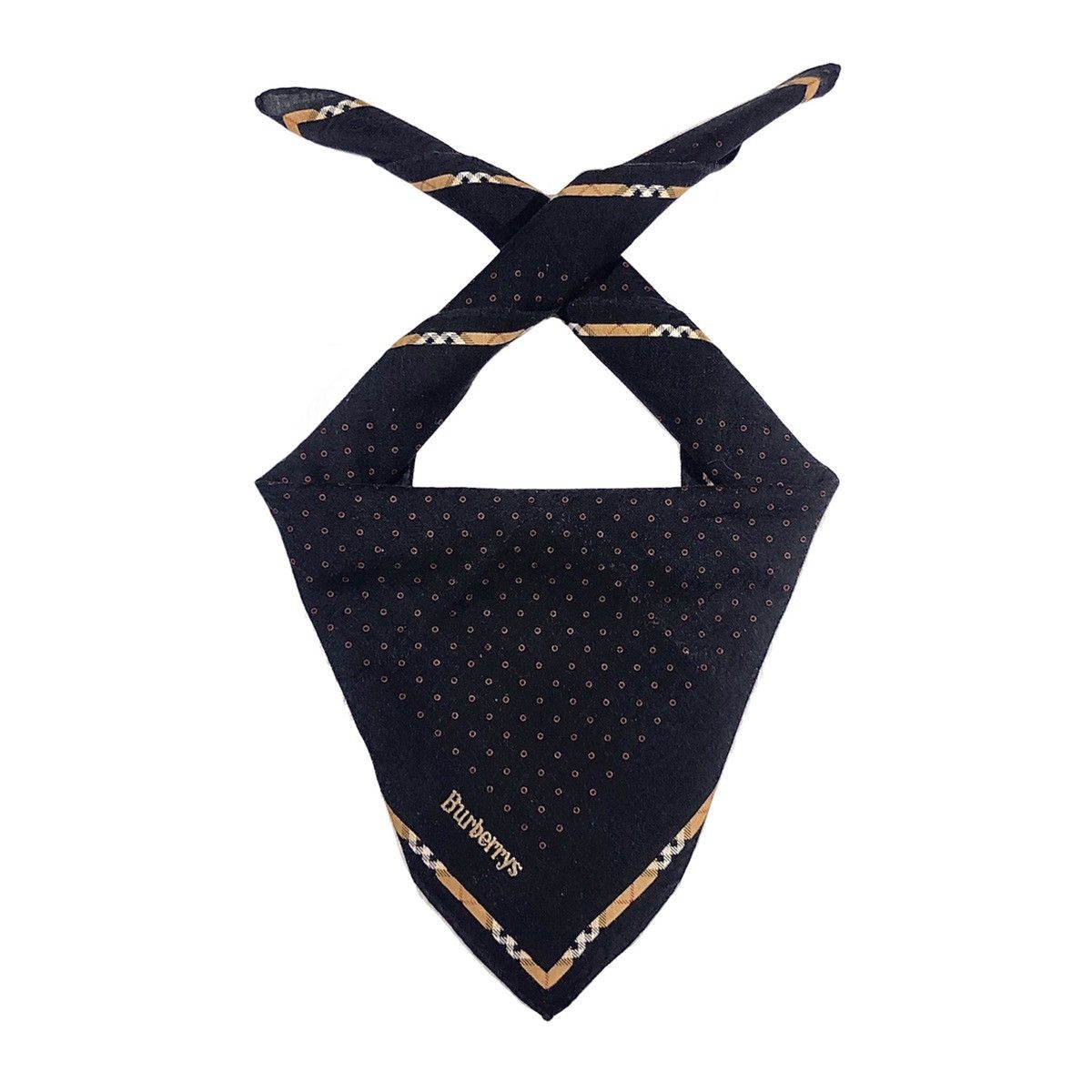 Burberry Burberrys Polkadot Novacheck Handkerchief Pocketsquare Size ONE SIZE - 1 Thumbnail