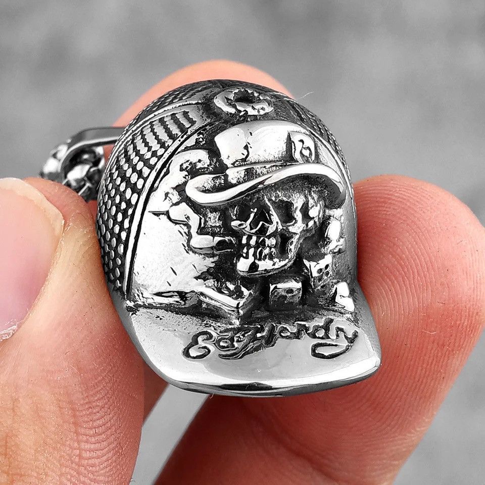Jewelry Cap Skull Hat Pendant Necklaces Size ONE SIZE - 2 Thumbnail