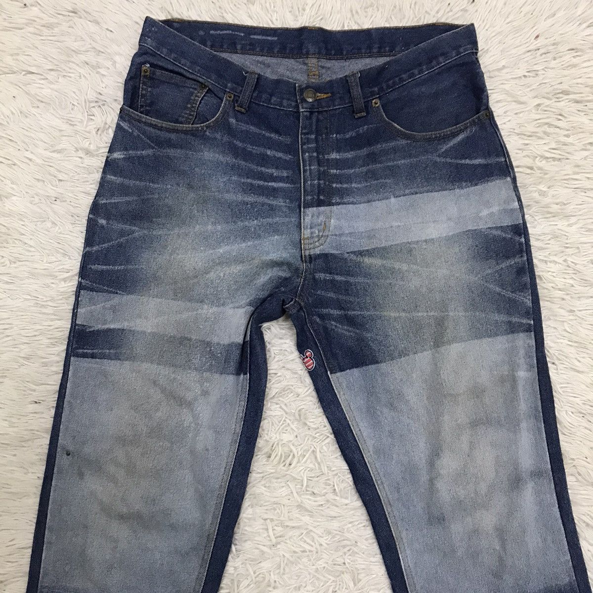 Vintage Vintage Black Flys skate pants jeans Size US 33 - 8 Thumbnail