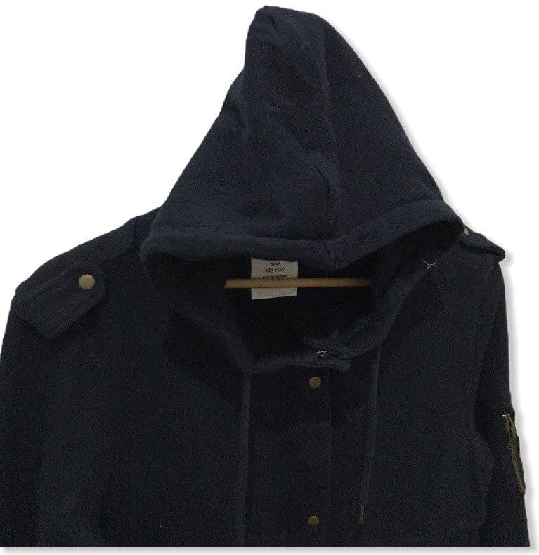 Japanese Brand Fix Fox hidden zipper multipocket sweat hoodie sweater Size US S / EU 44-46 / 1 - 6 Thumbnail