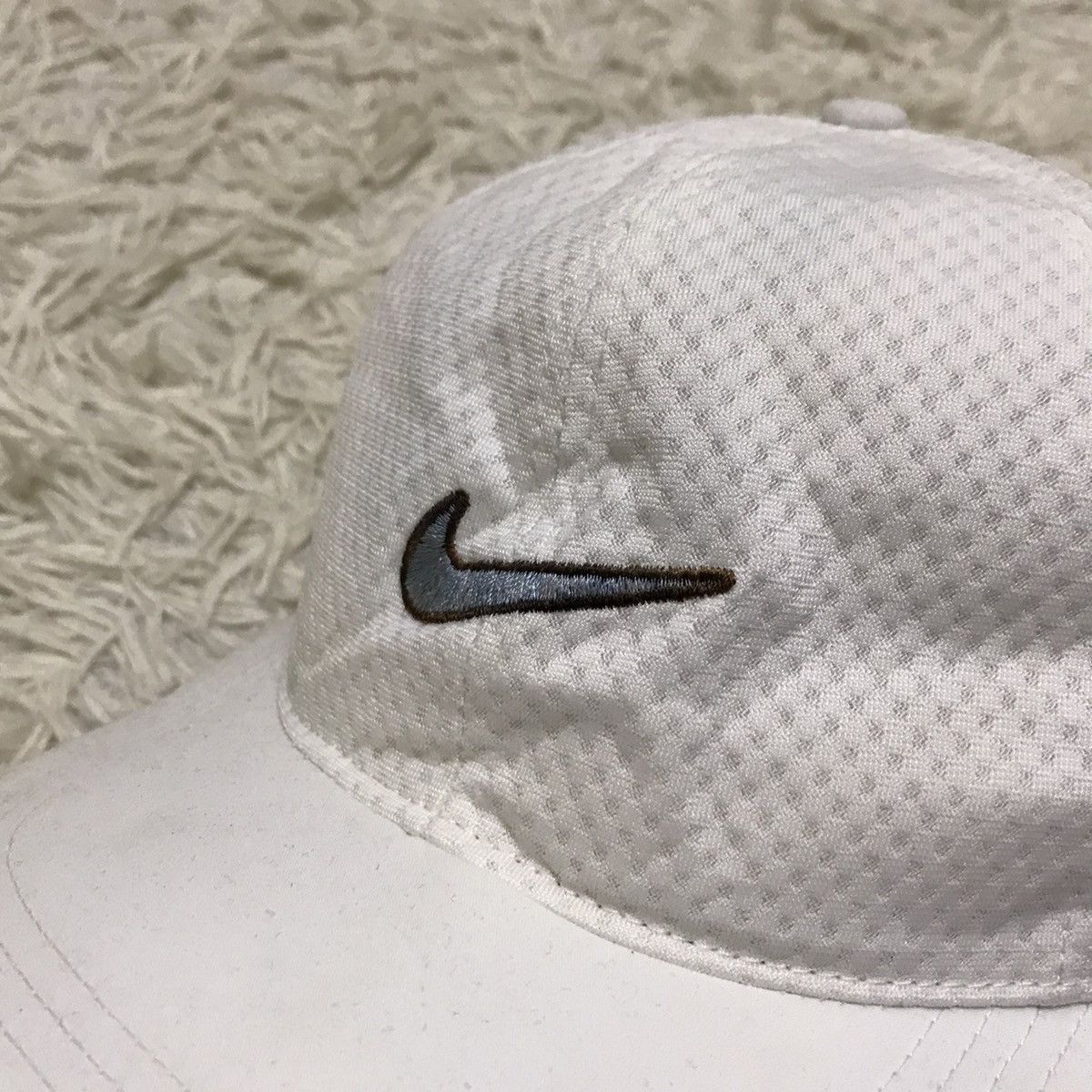 Nike Vintage 90s Nike Swoosh Logo Strapback Hat Cap Size ONE SIZE - 5 Thumbnail