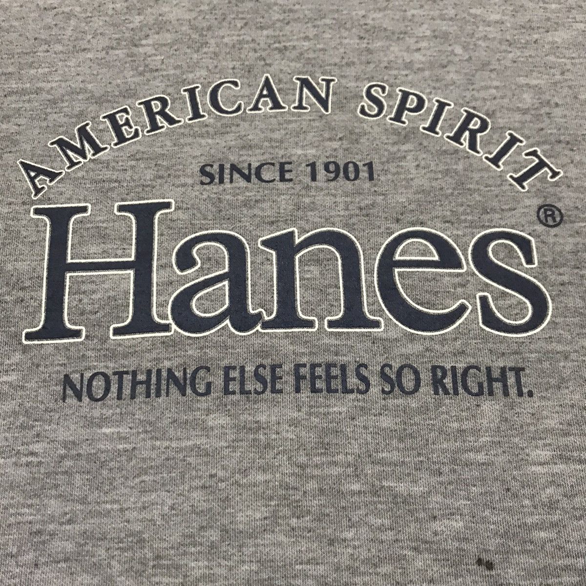 Hanes × Vintage VINTAGE HANES AMERICAN SPIRIT SPELL OUT BIG LOGO SWEATSHIRT Size US M / EU 48-50 / 2 - 7 Thumbnail