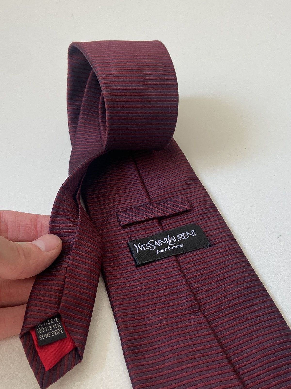 Yves Saint Laurent Yves Saint Laurent Tie Size ONE SIZE - 7 Thumbnail