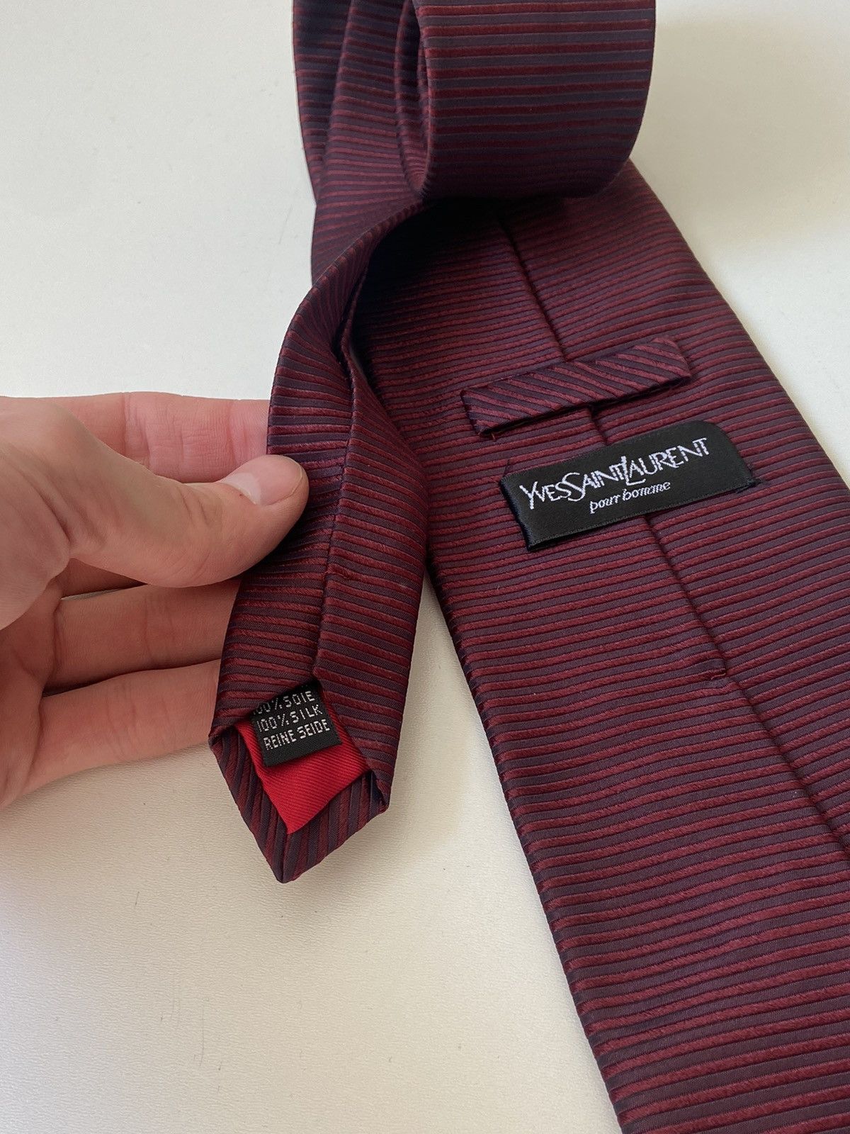 Yves Saint Laurent Yves Saint Laurent Tie Size ONE SIZE - 6 Thumbnail