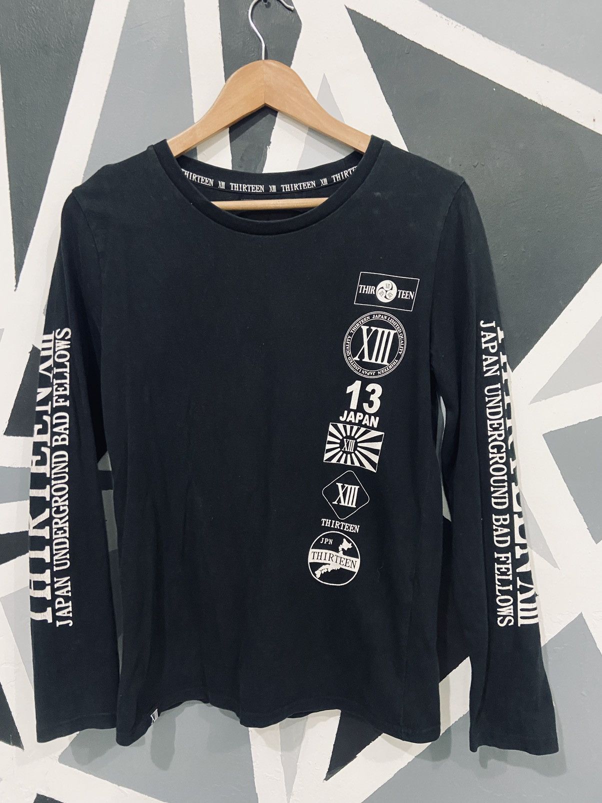 image of Thirteen Japan - Japan Underground Bad Fellows in Black, Men's (Size Small)
