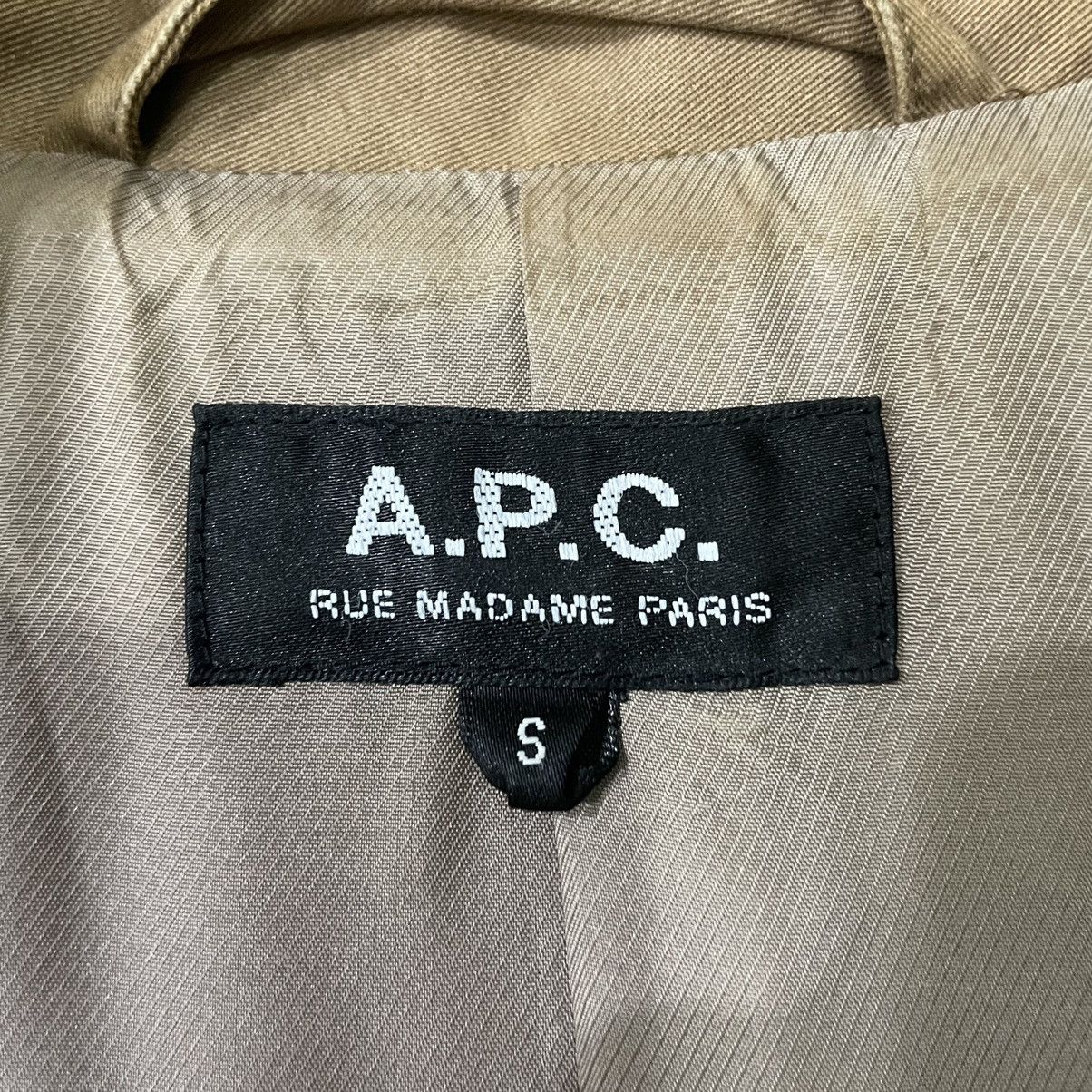 A.P.C. Vintage A.P.C Rue Madame Paris Double Collar Trenchcoat Size S / US 4 / IT 40 - 18 Thumbnail