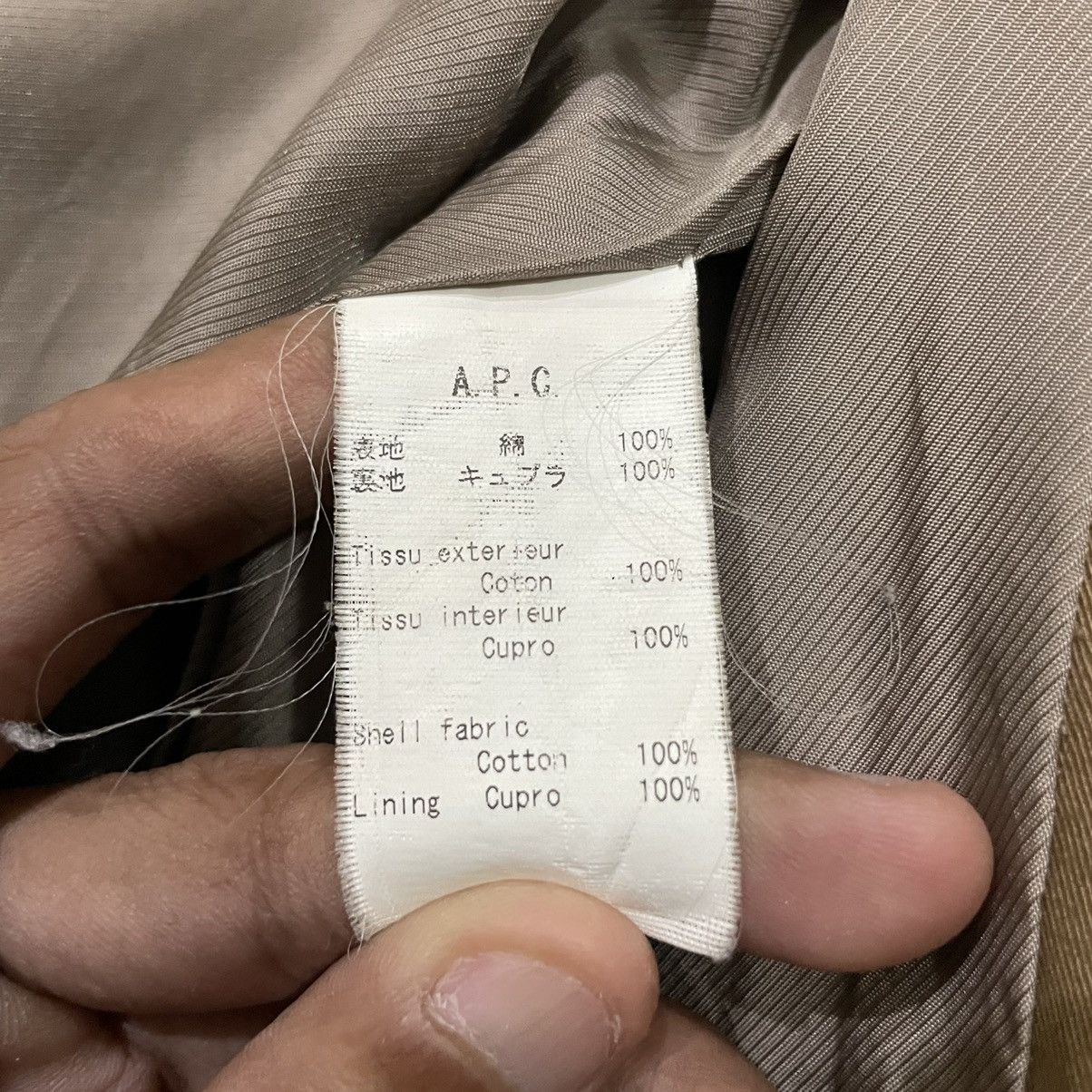 A.P.C. Vintage A.P.C Rue Madame Paris Double Collar Trenchcoat Size S / US 4 / IT 40 - 20 Thumbnail