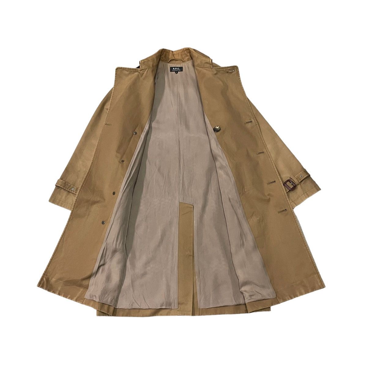 A.P.C. Vintage A.P.C Rue Madame Paris Double Collar Trenchcoat Size S / US 4 / IT 40 - 17 Thumbnail