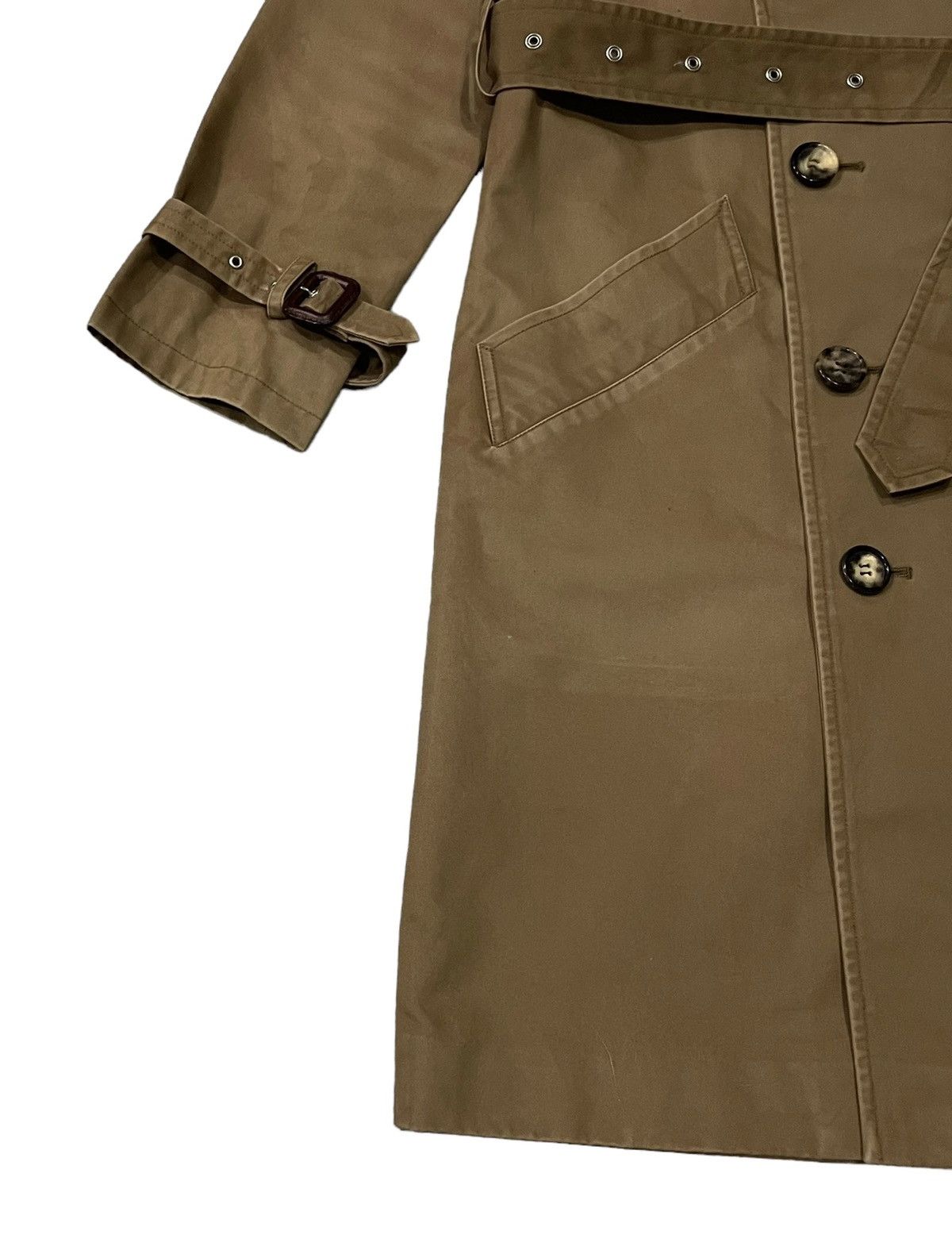 A.P.C. Vintage A.P.C Rue Madame Paris Double Collar Trenchcoat Size S / US 4 / IT 40 - 5 Thumbnail