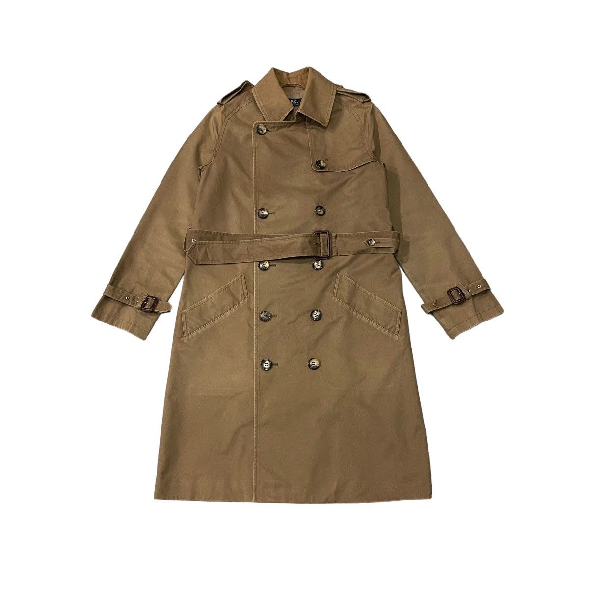 A.P.C. Vintage A.P.C Rue Madame Paris Double Collar Trenchcoat Size S / US 4 / IT 40 - 2 Thumbnail
