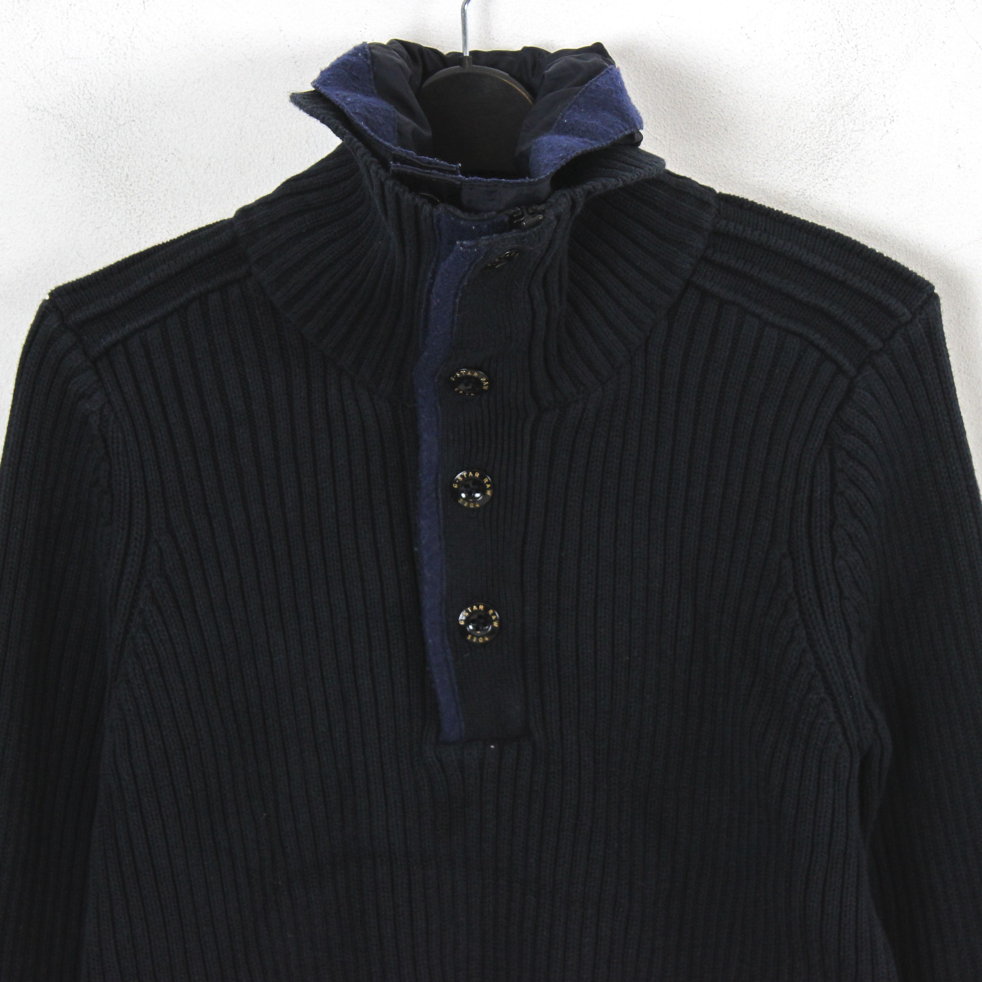 G-Star Fibrick 1/2 Zip Knit Sweater M Pullover Jumper High Neck Top Size US M / EU 48-50 / 2 - 2 Thumbnail