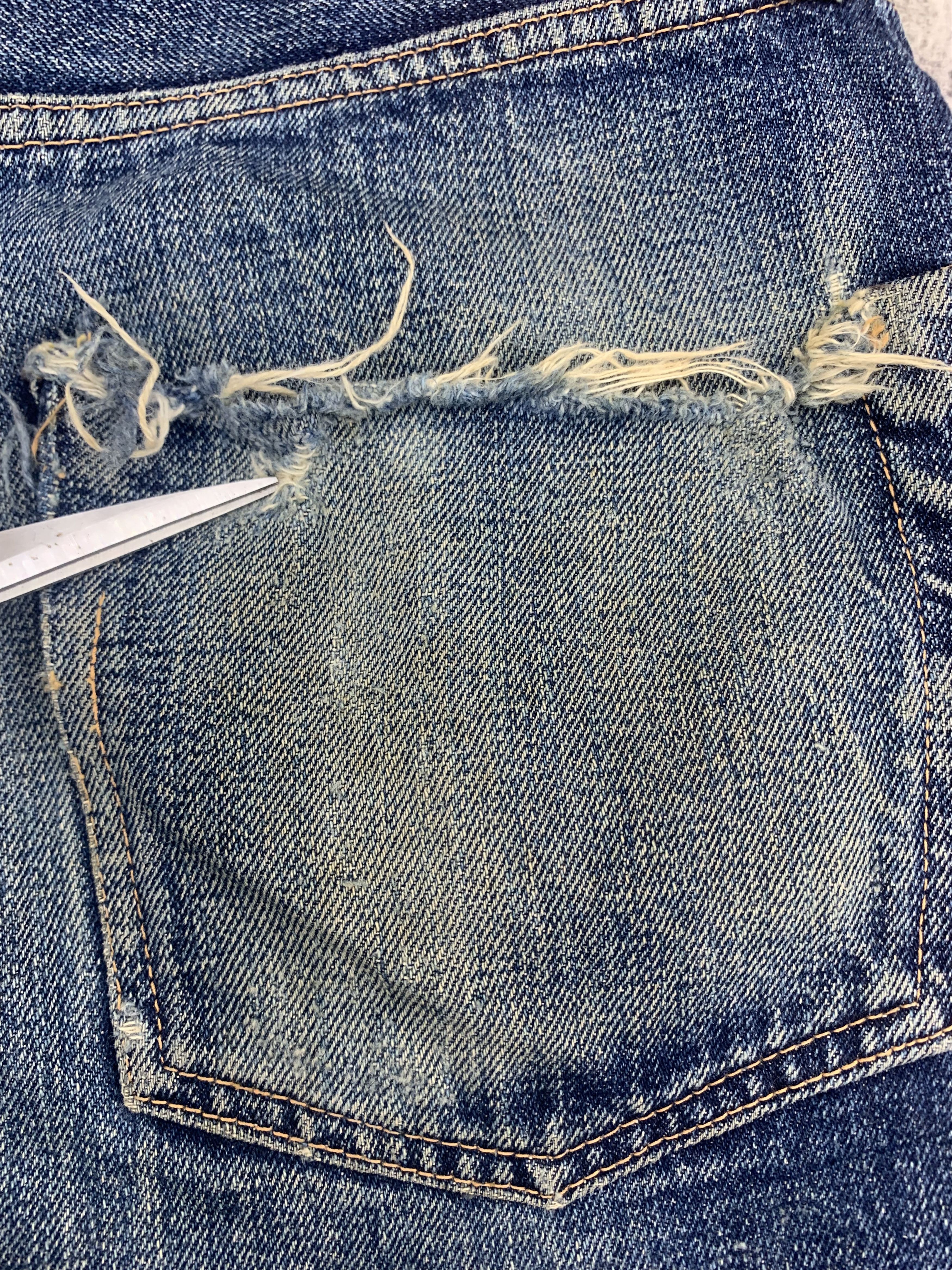 Denime Vintage Denime 306 Redline Denim 34x30 Distressed Size US 34 / EU 50 - 7 Thumbnail