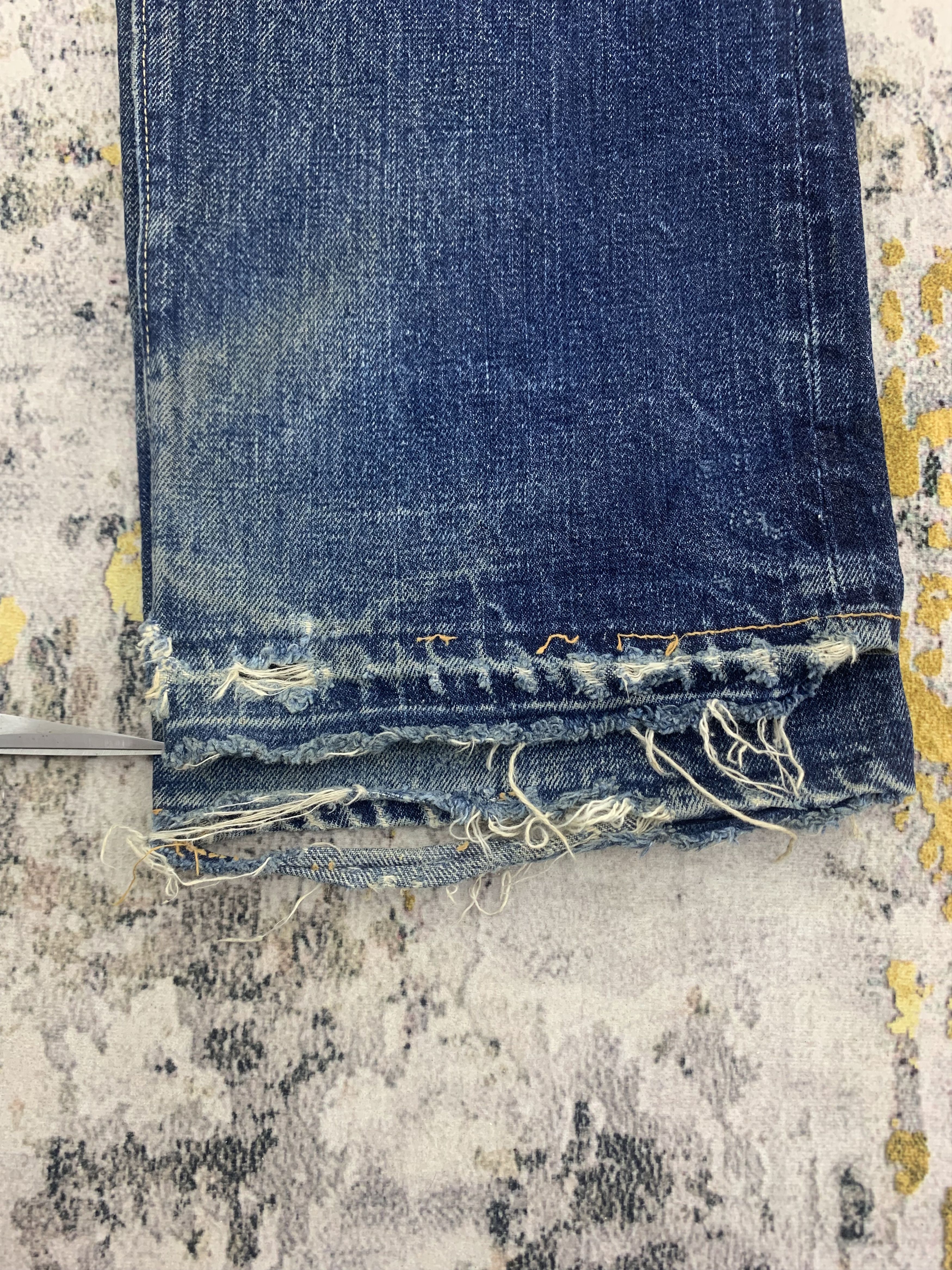Denime Vintage Denime 306 Redline Denim 34x30 Distressed Size US 34 / EU 50 - 9 Thumbnail