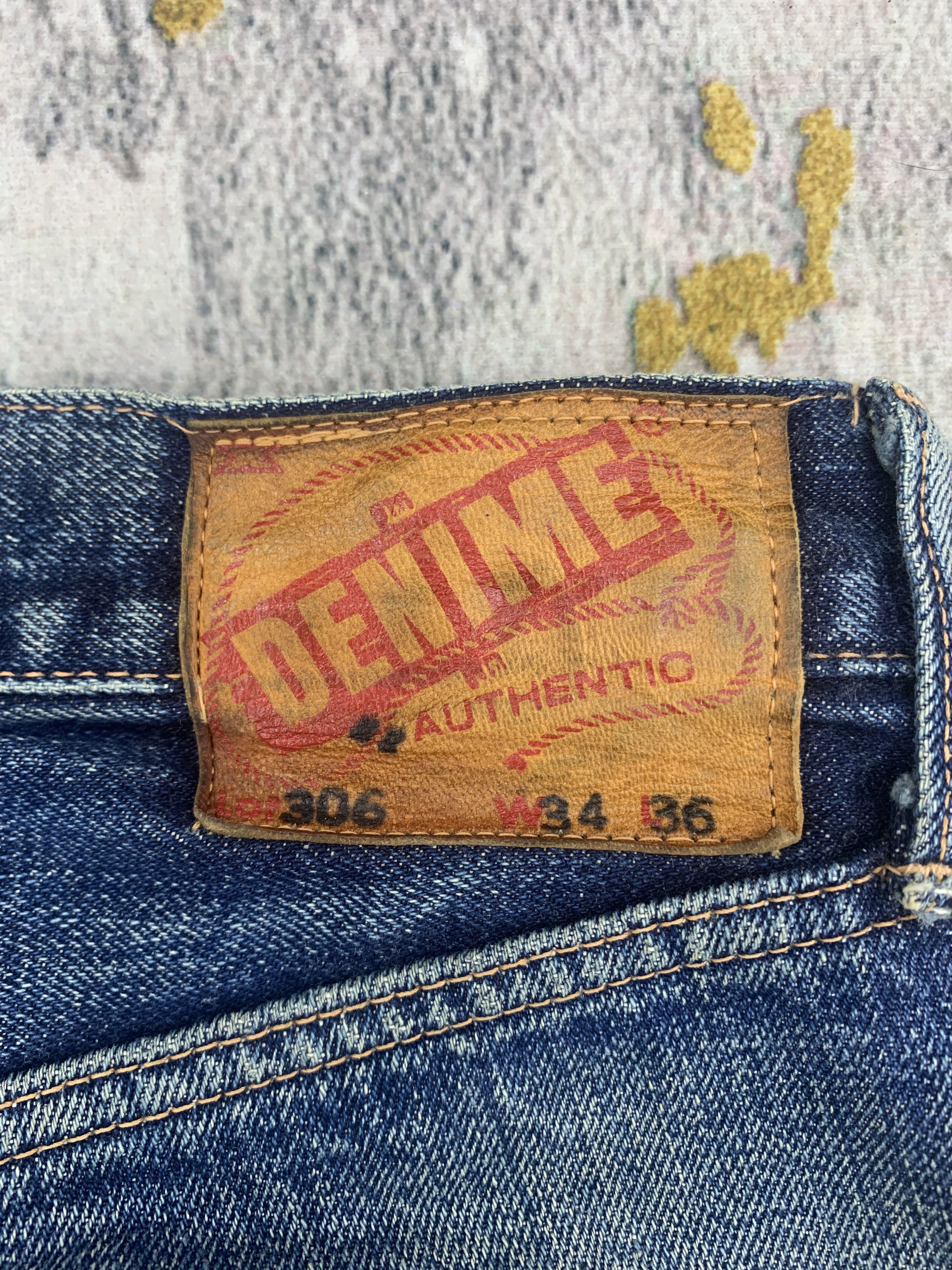 Denime Vintage Denime 306 Redline Denim 34x30 Distressed Size US 34 / EU 50 - 6 Thumbnail