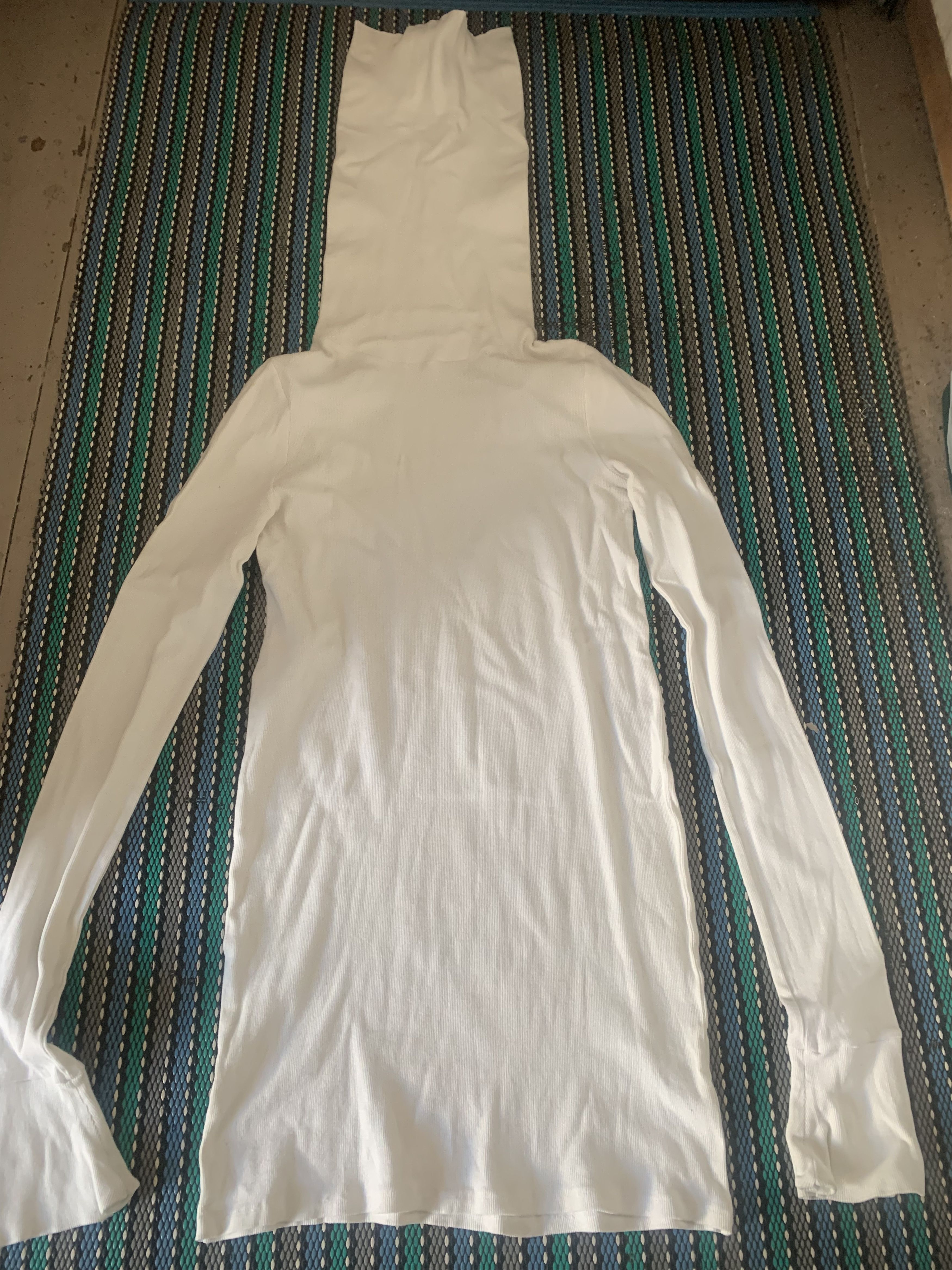 Telfar White polo neck sweater Size US M / EU 48-50 / 2 - 1 Thumbnail