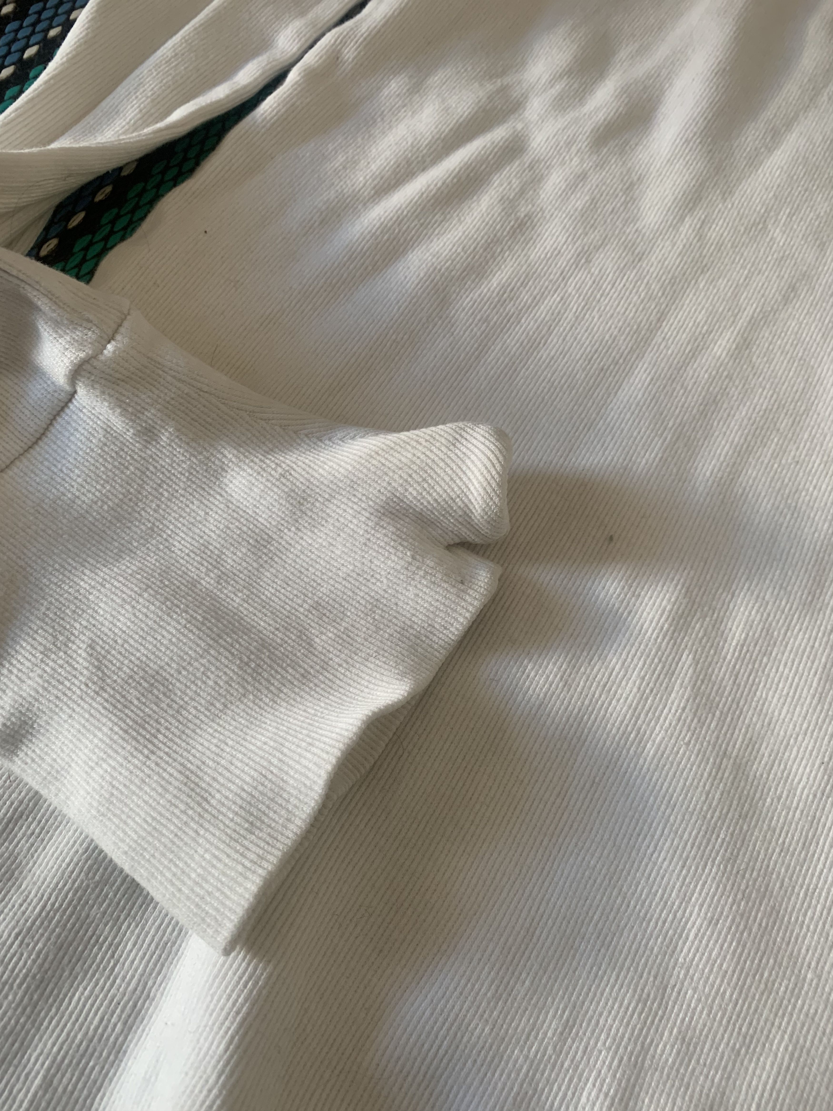 Telfar White polo neck sweater Size US M / EU 48-50 / 2 - 2 Thumbnail