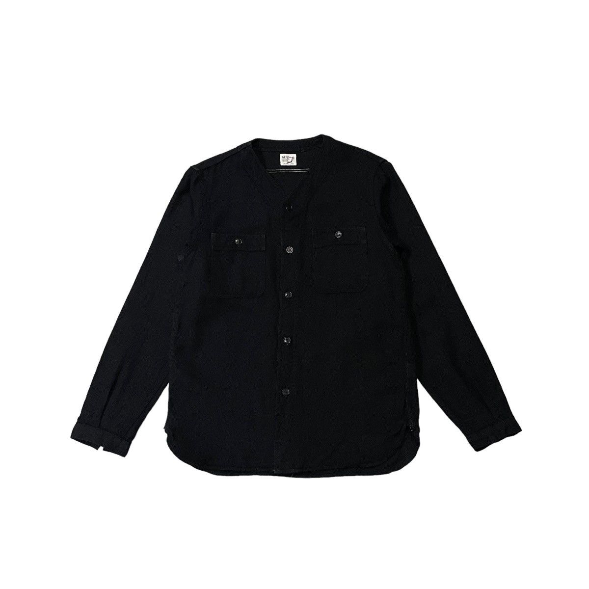 Orslow Vintage Orslow Denim Product Mandarin Collar Buttons Jacket Size US S / EU 44-46 / 1 - 1 Thumbnail