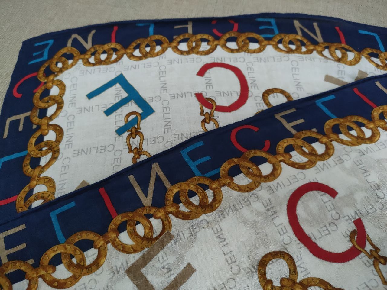 Celine Celine Handkerchief Size ONE SIZE - 4 Thumbnail