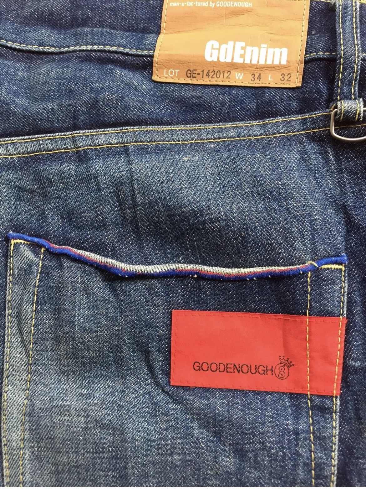 Fragment Design Archival clothing Goodenough GDEH UK by Hiroshi Fujiwara W34 Size US 34 / EU 50 - 7 Thumbnail
