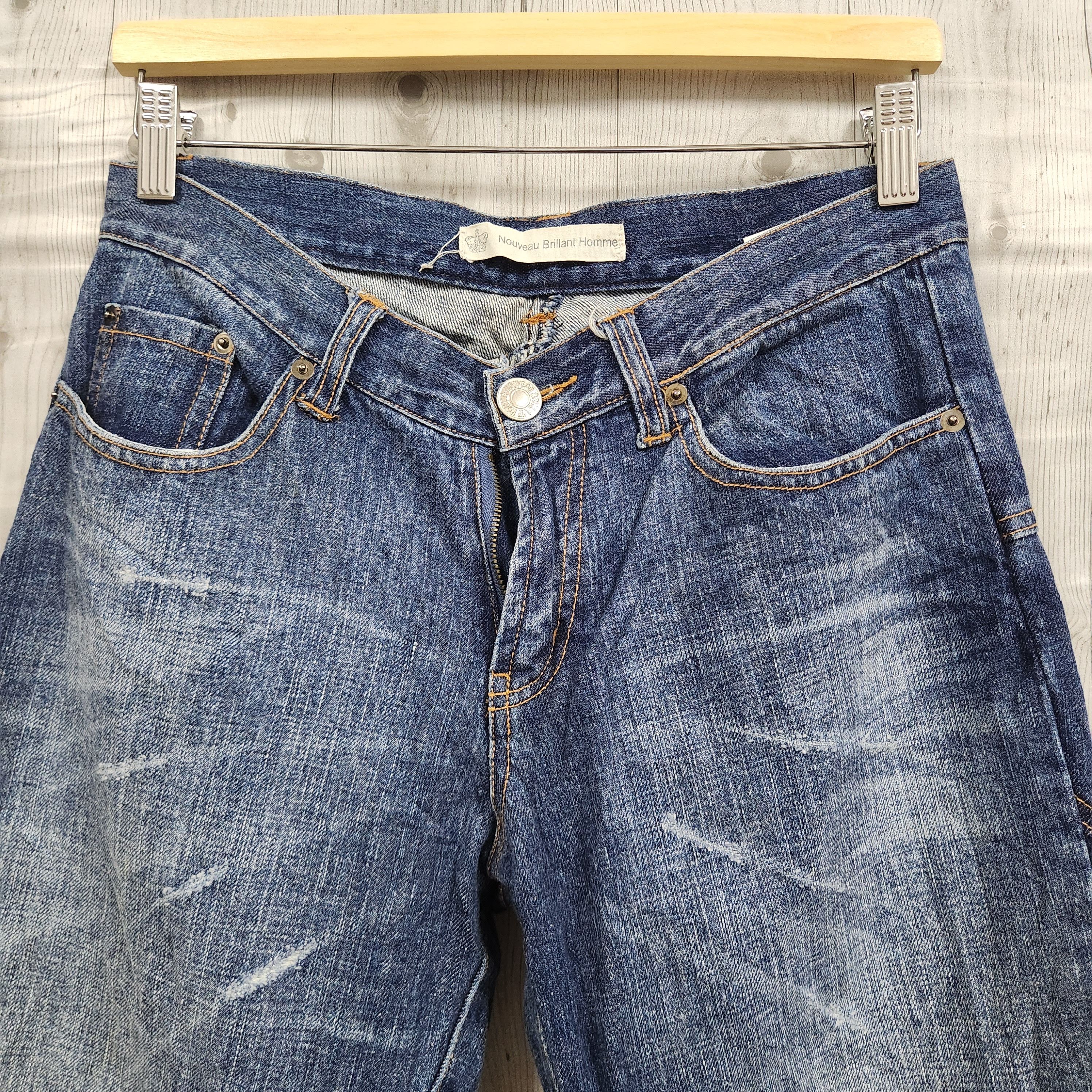 14th Addiction × If Six Was Nine Flared Seditionaries Homme Japan Denim Pockets Jeans Size US 30 / EU 46 - 2 Thumbnail