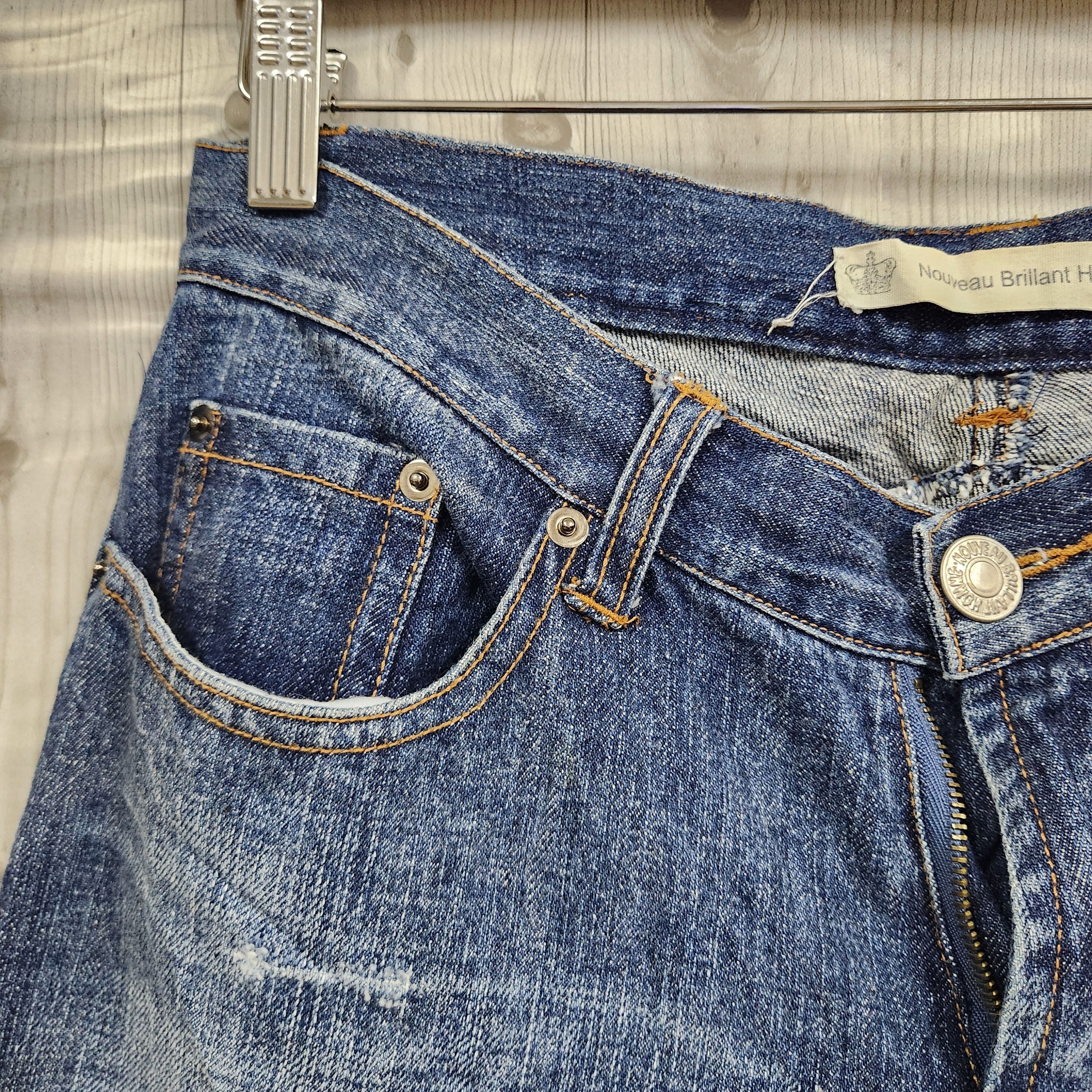 14th Addiction × If Six Was Nine Flared Seditionaries Homme Japan Denim Pockets Jeans Size US 30 / EU 46 - 3 Thumbnail