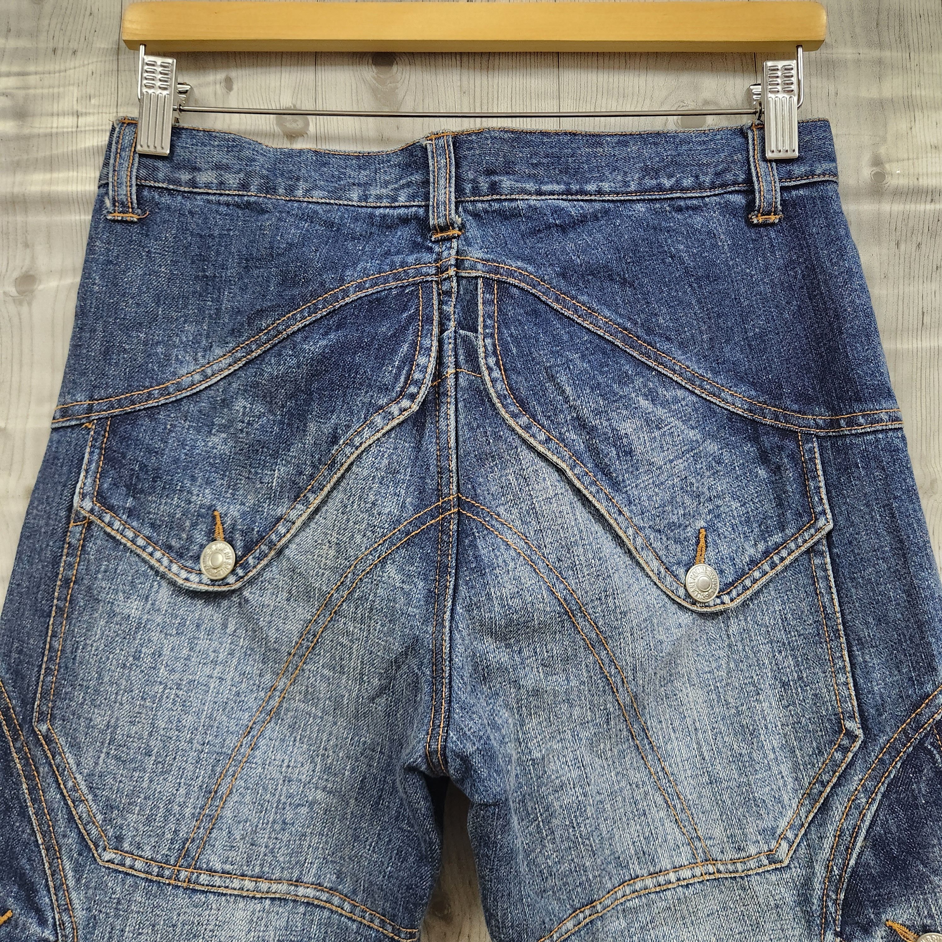 14th Addiction × If Six Was Nine Flared Seditionaries Homme Japan Denim Pockets Jeans Size US 30 / EU 46 - 10 Thumbnail