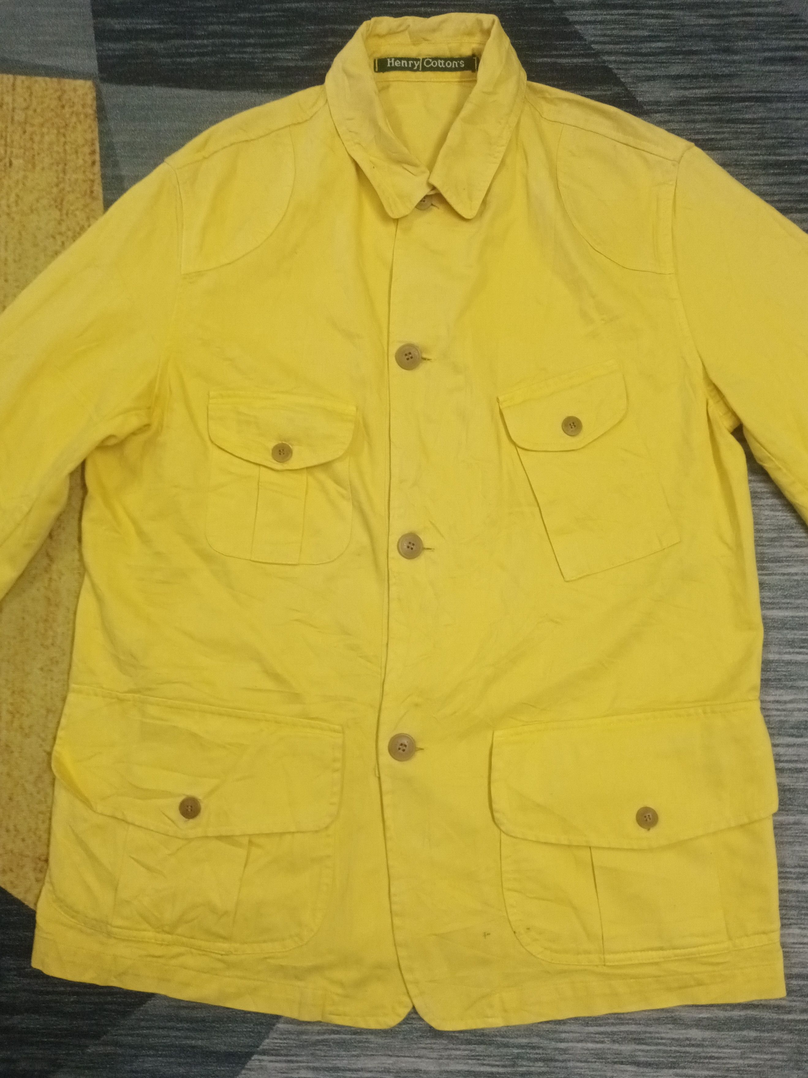Henry Cotton's 🔥 HENRY COTTON MADE IN ITALY JACKET Size US XL / EU 56 / 4 - 7 Thumbnail