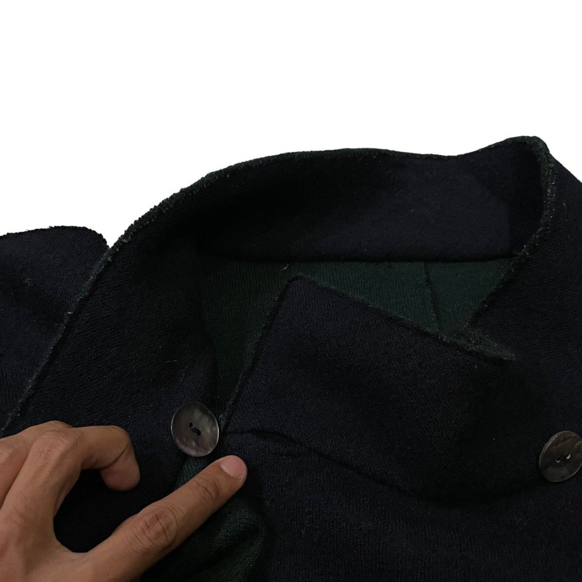 Comme des Garcons ❄️AW2001❄️Vintage Comme Des Garcons Homme Neck Button Jacket Size US S / EU 44-46 / 1 - 20 Thumbnail