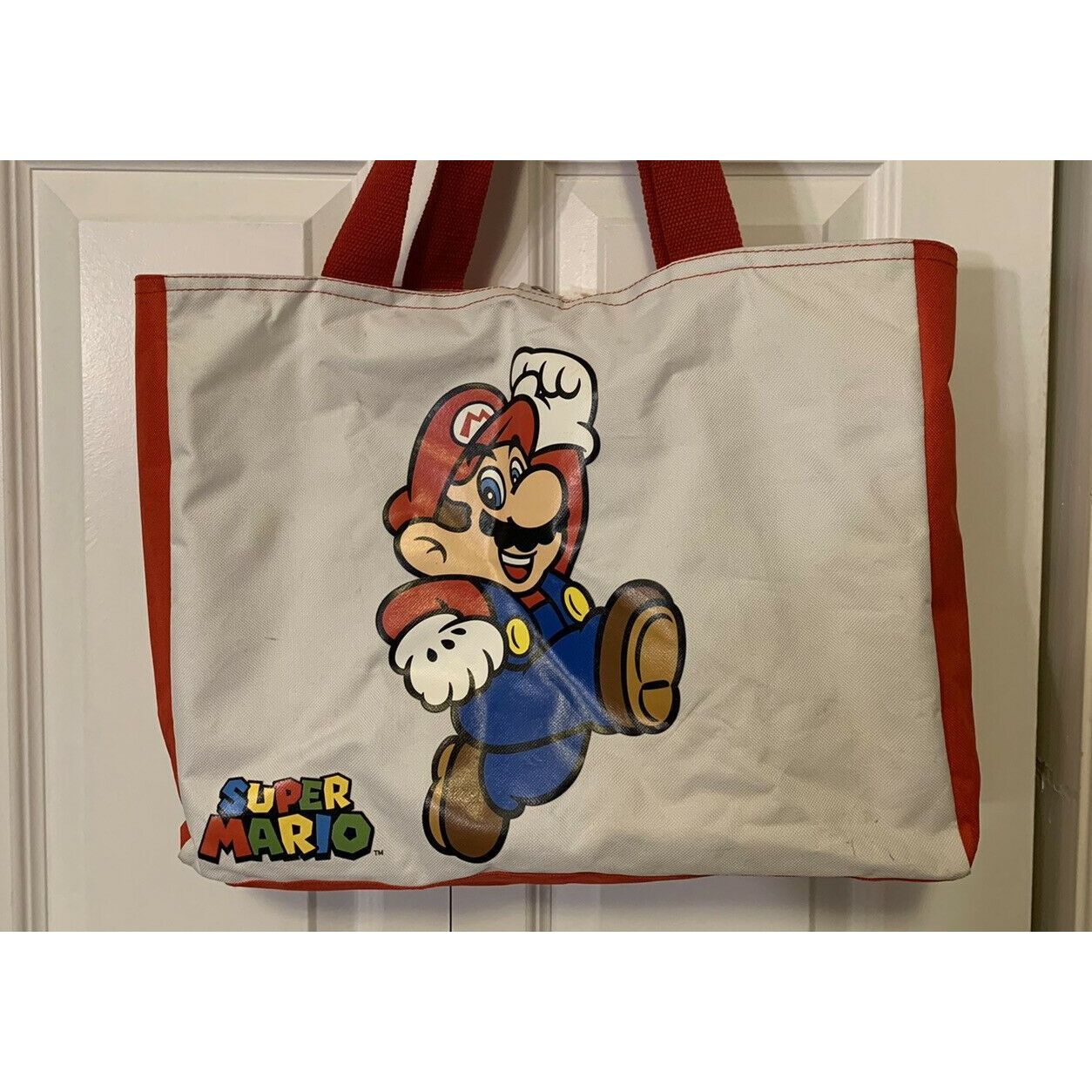 Nintendo Nintendo Super Mario Tote Bag Purse HTF Controller Gear Size ONE SIZE - 4 Thumbnail